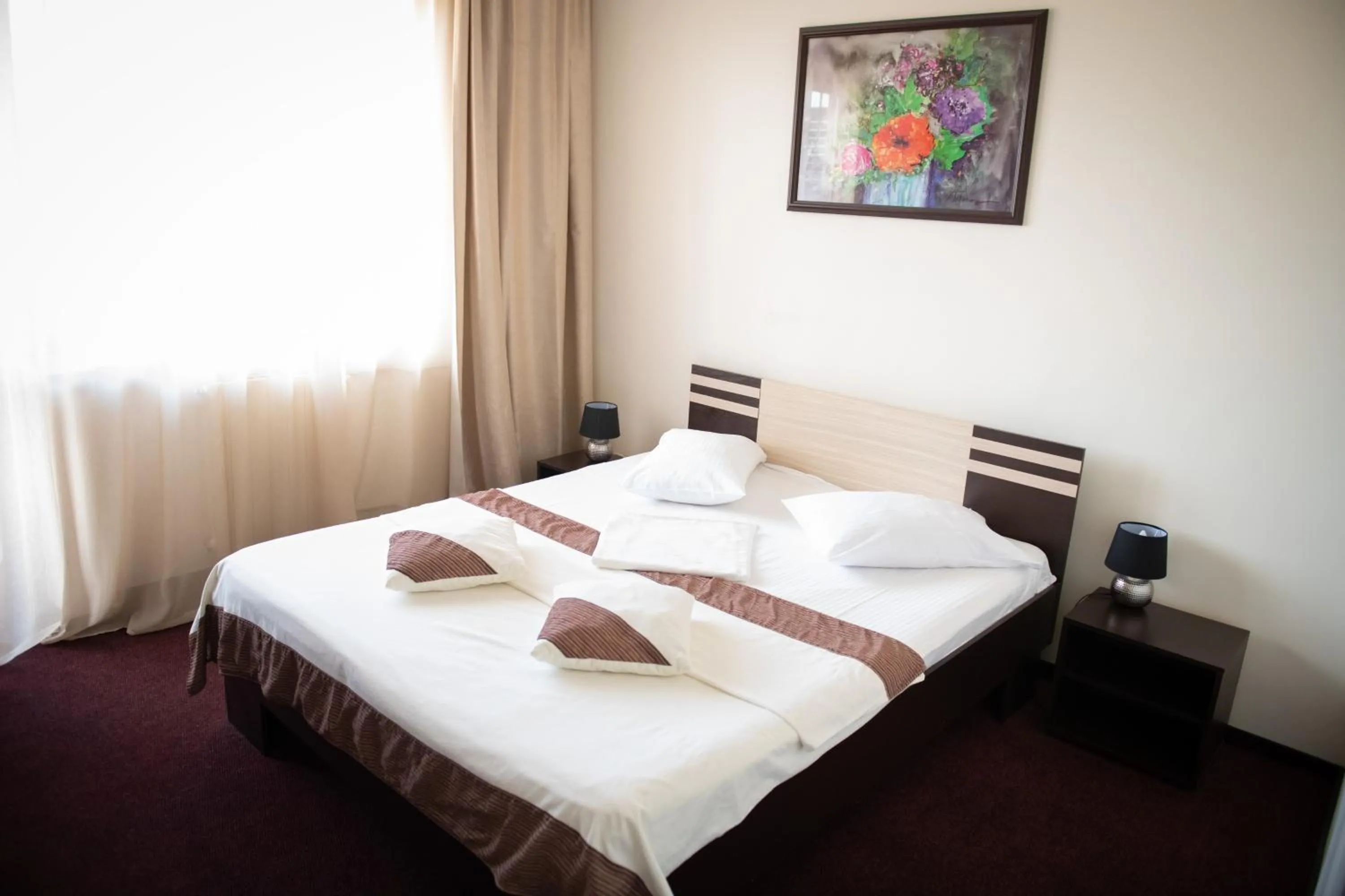 Bed in Hotel Panoramic