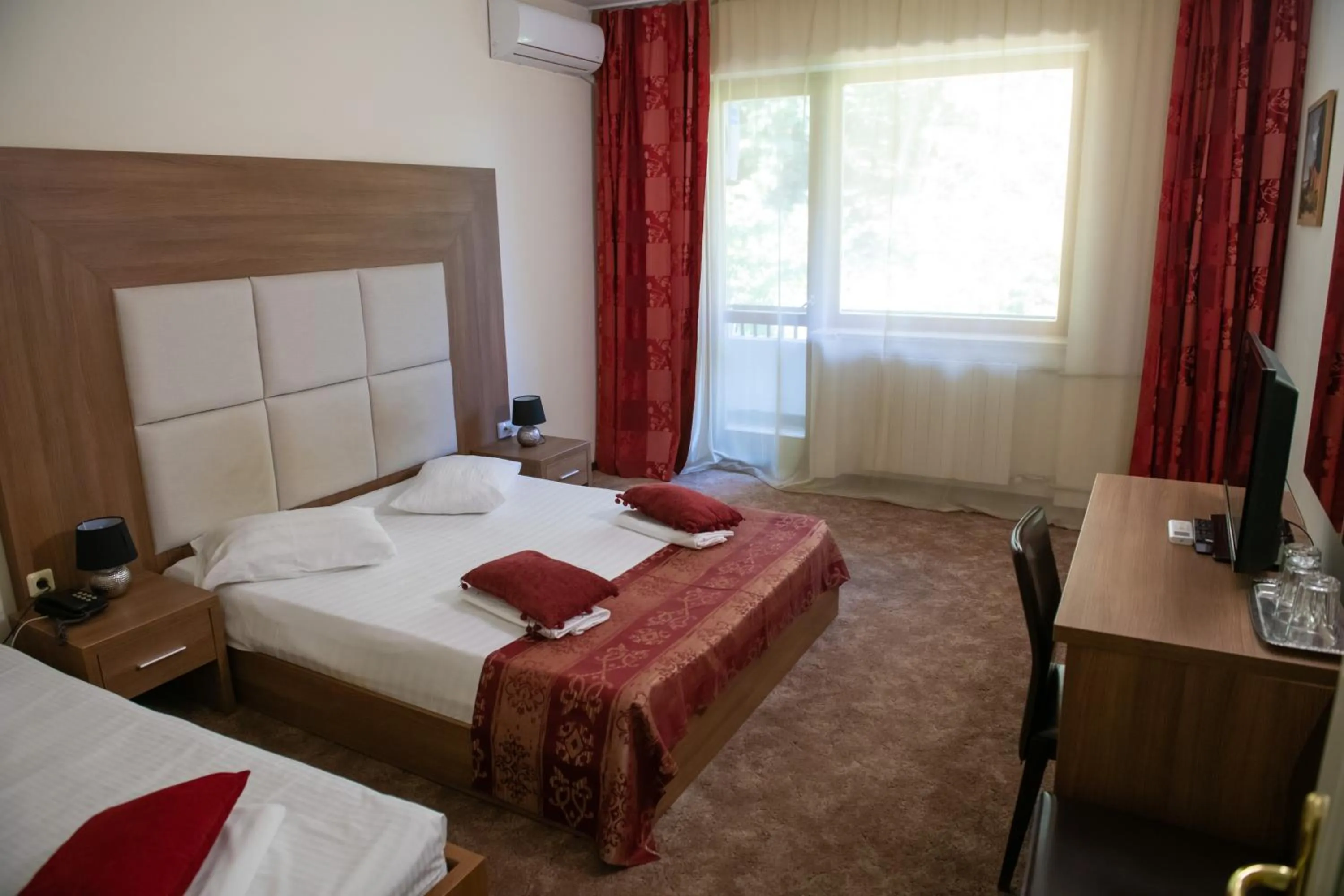 Bed in Hotel Panoramic