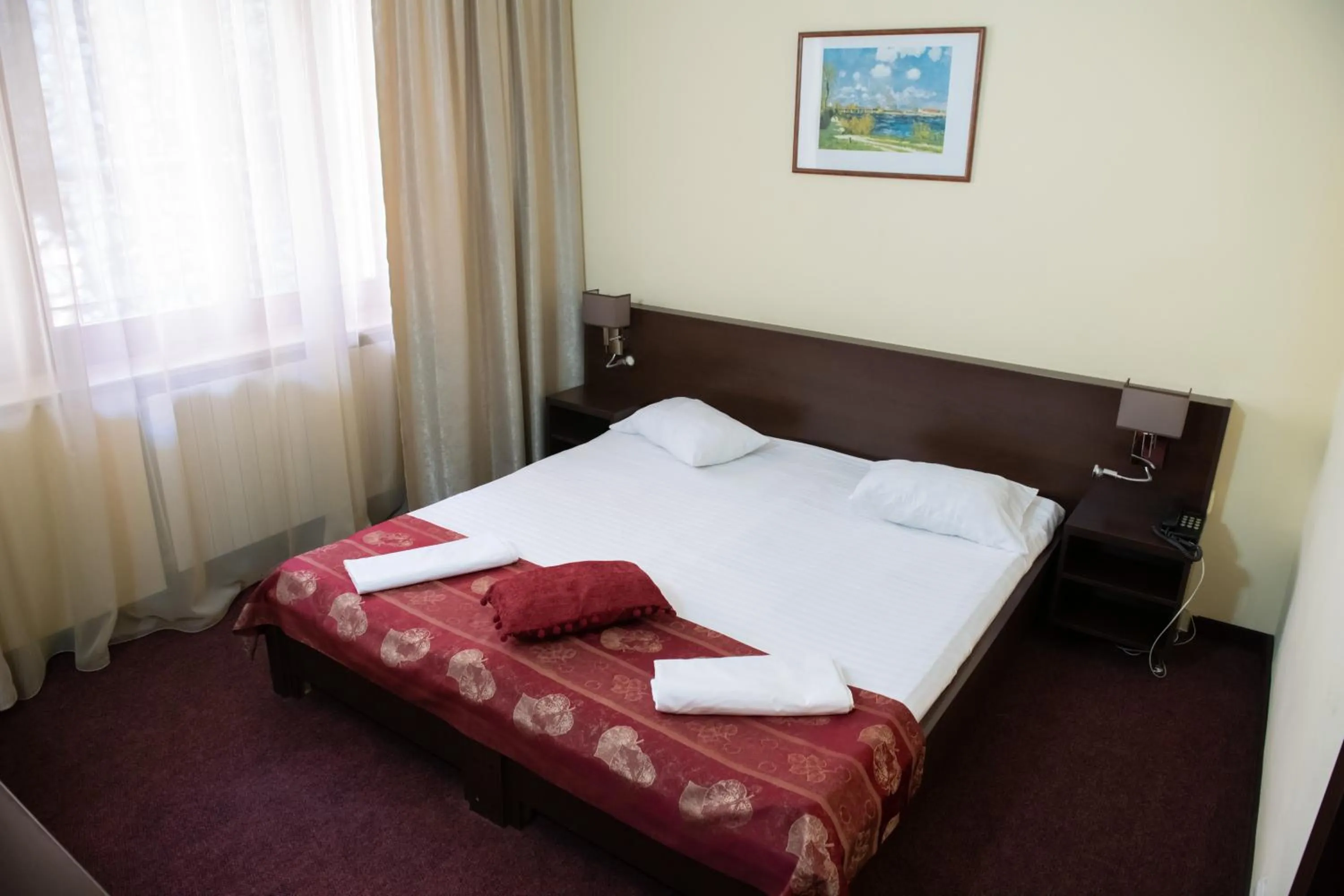 Bed in Hotel Panoramic