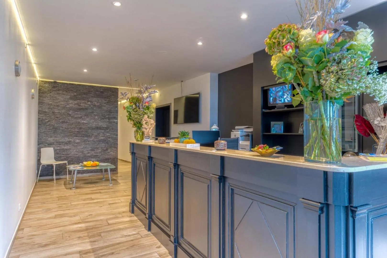 Lobby or reception in Hôtel Mosa