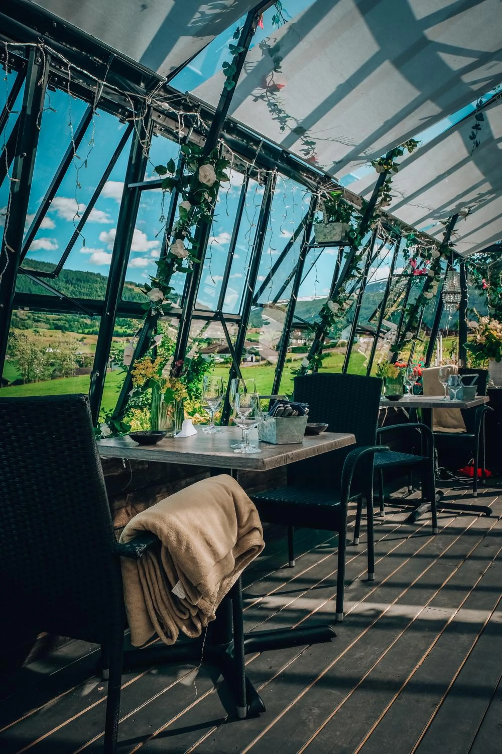Patio in Store Ringheim Hotel og Restaurant