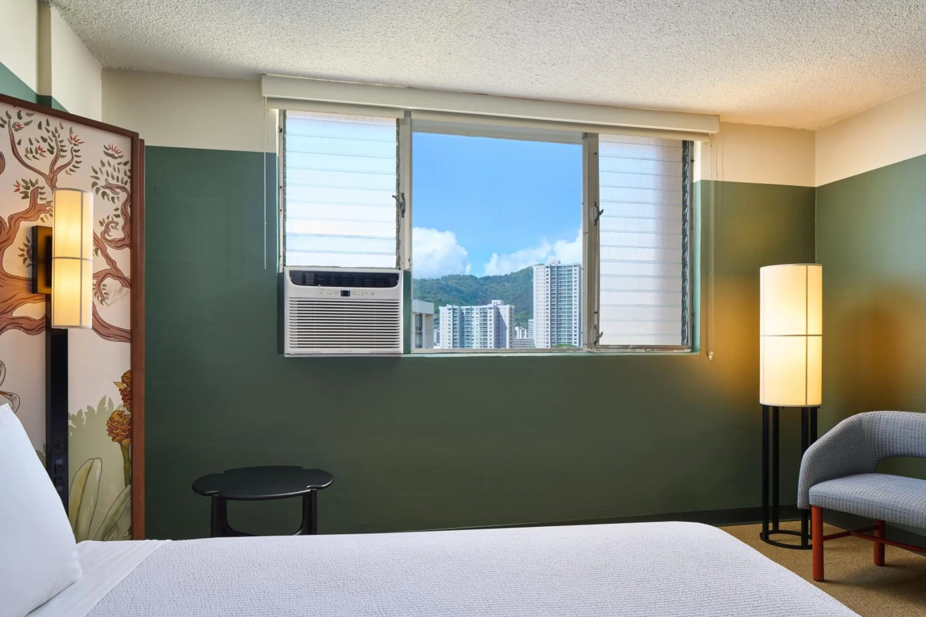 View (from property/room), Bed in Pagoda Hotel