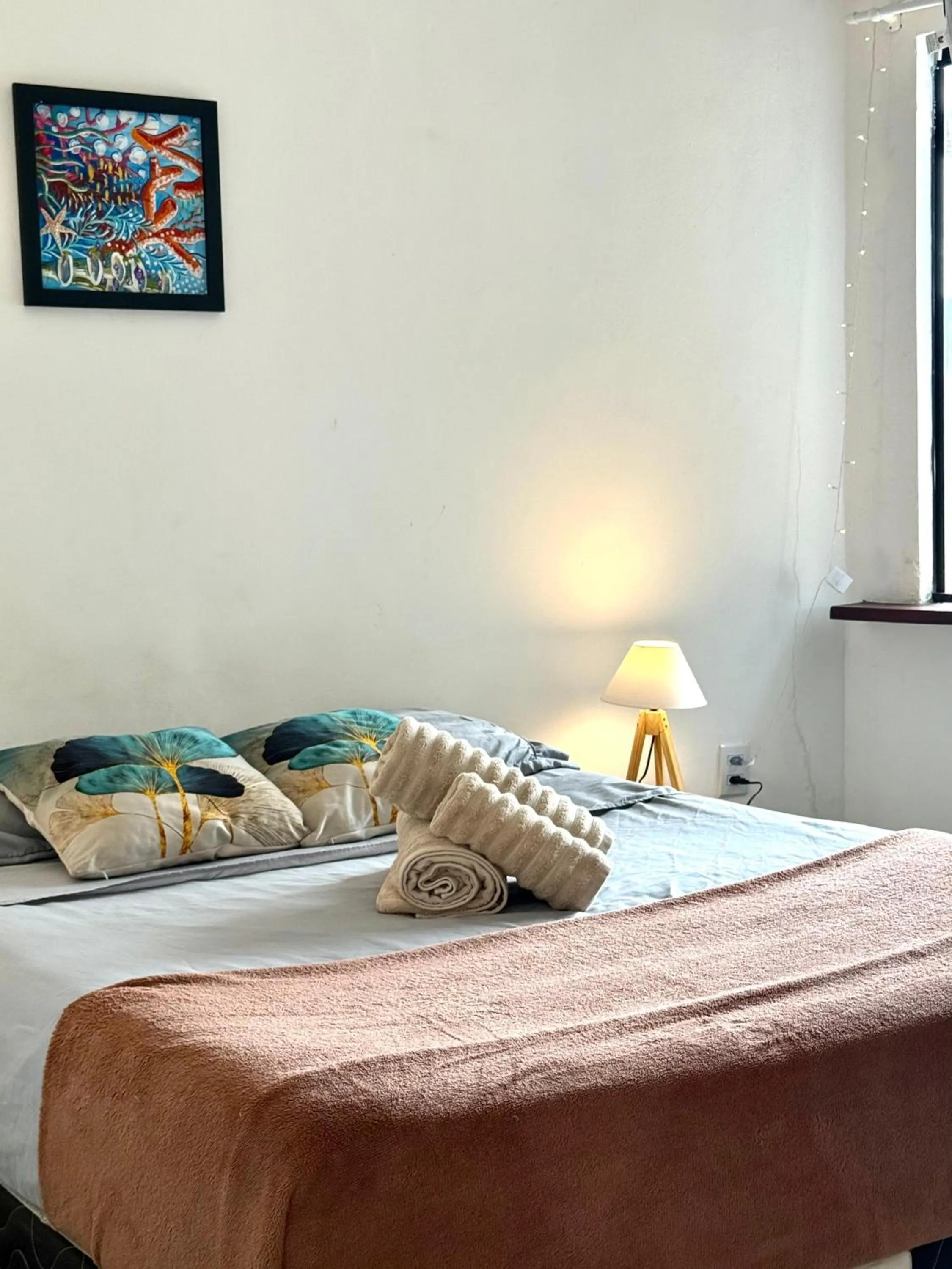 Bed in Cores da pipa flats