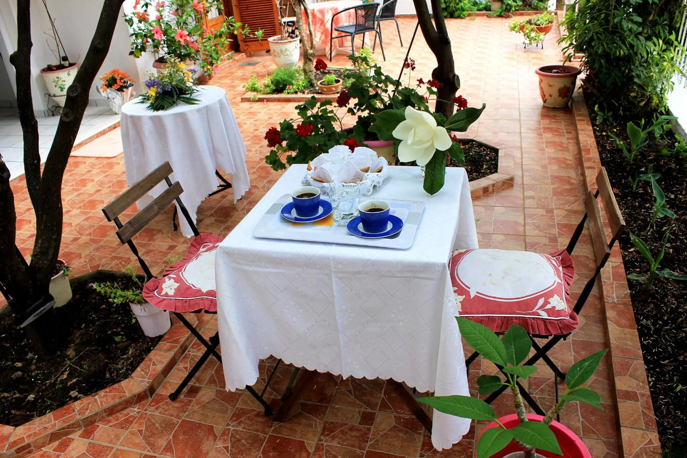 Patio in Vaya Zorba Studios