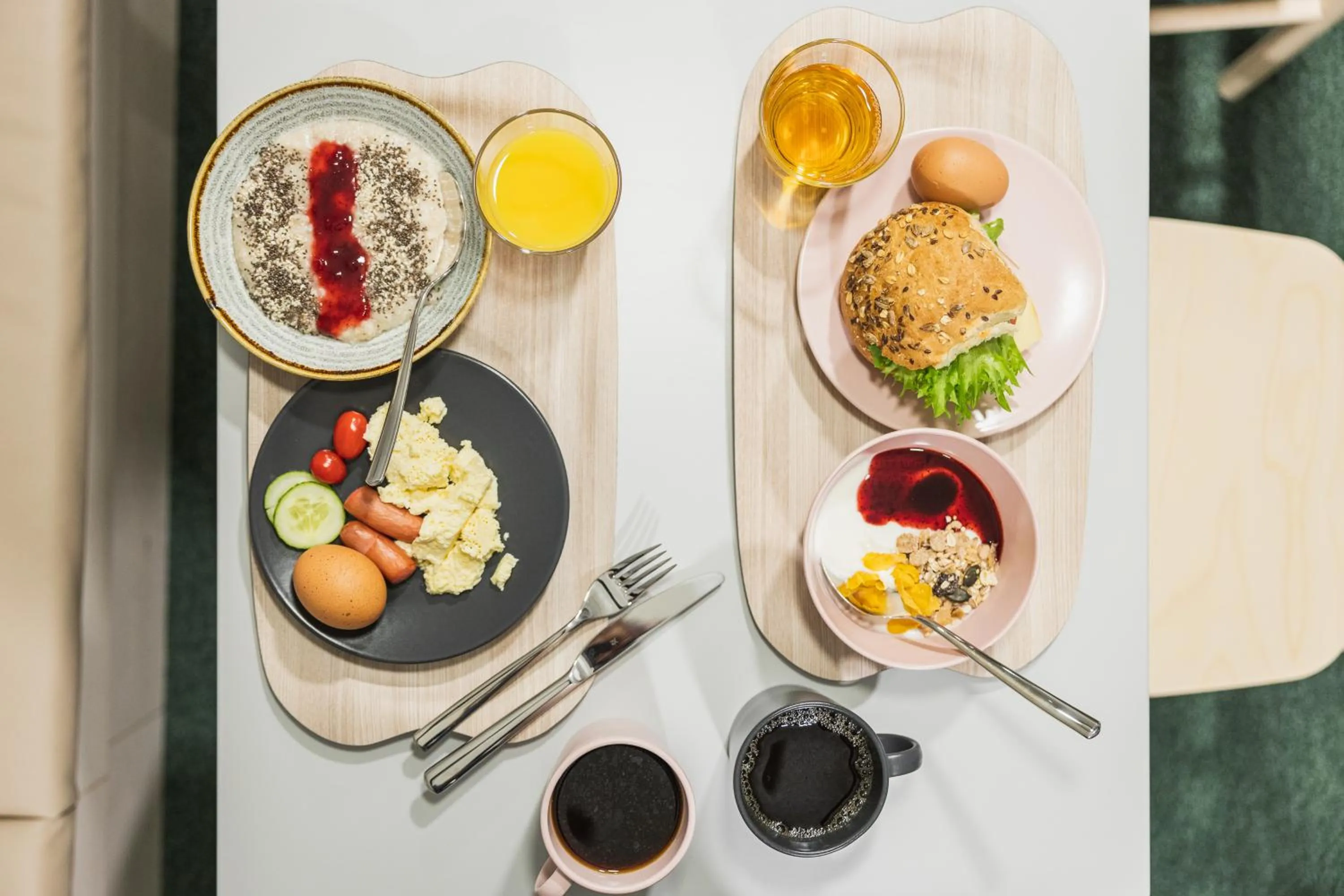 Breakfast in GreenStar Hotel Vaasa