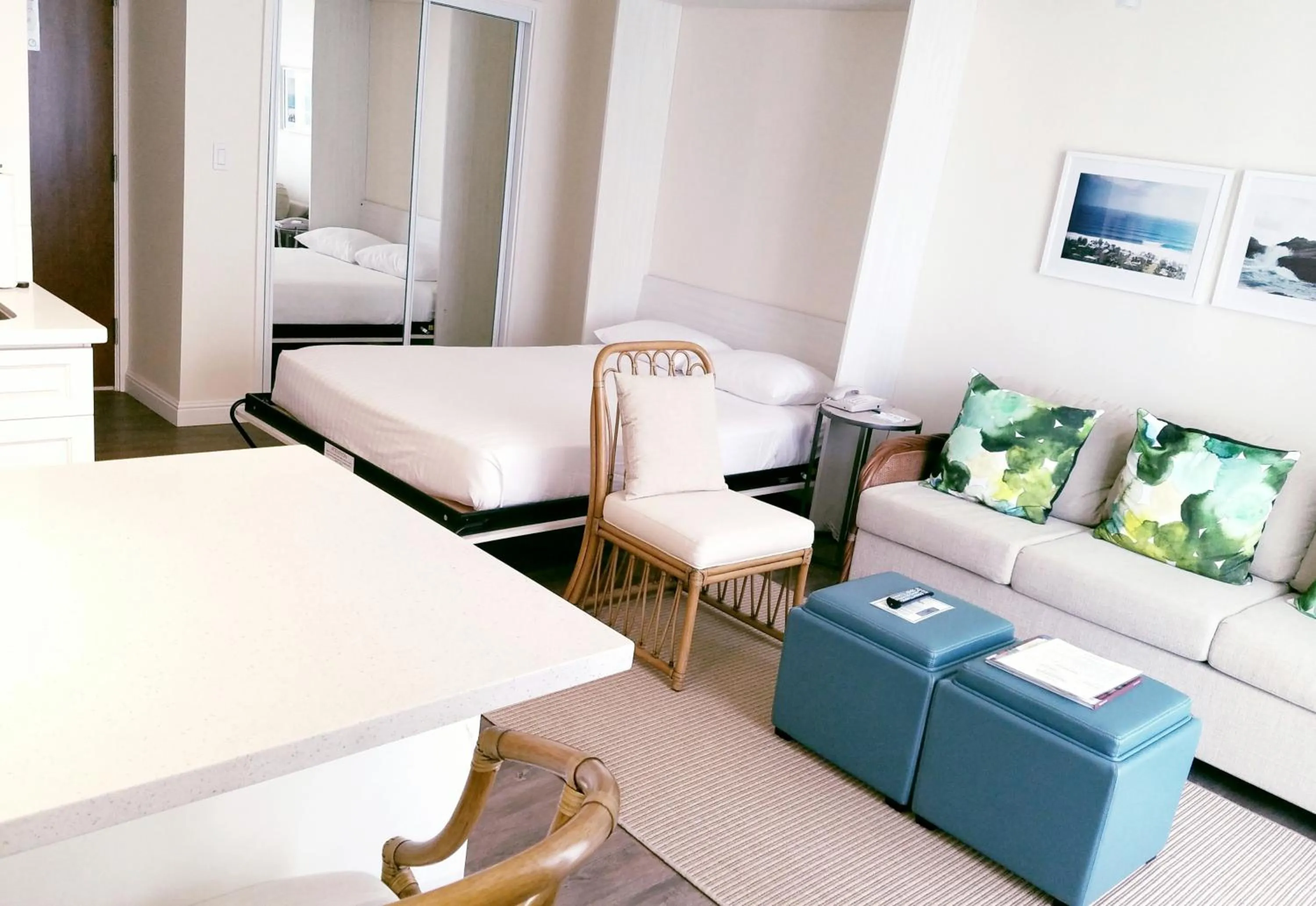 Bed in Imperial Hawaii Resort