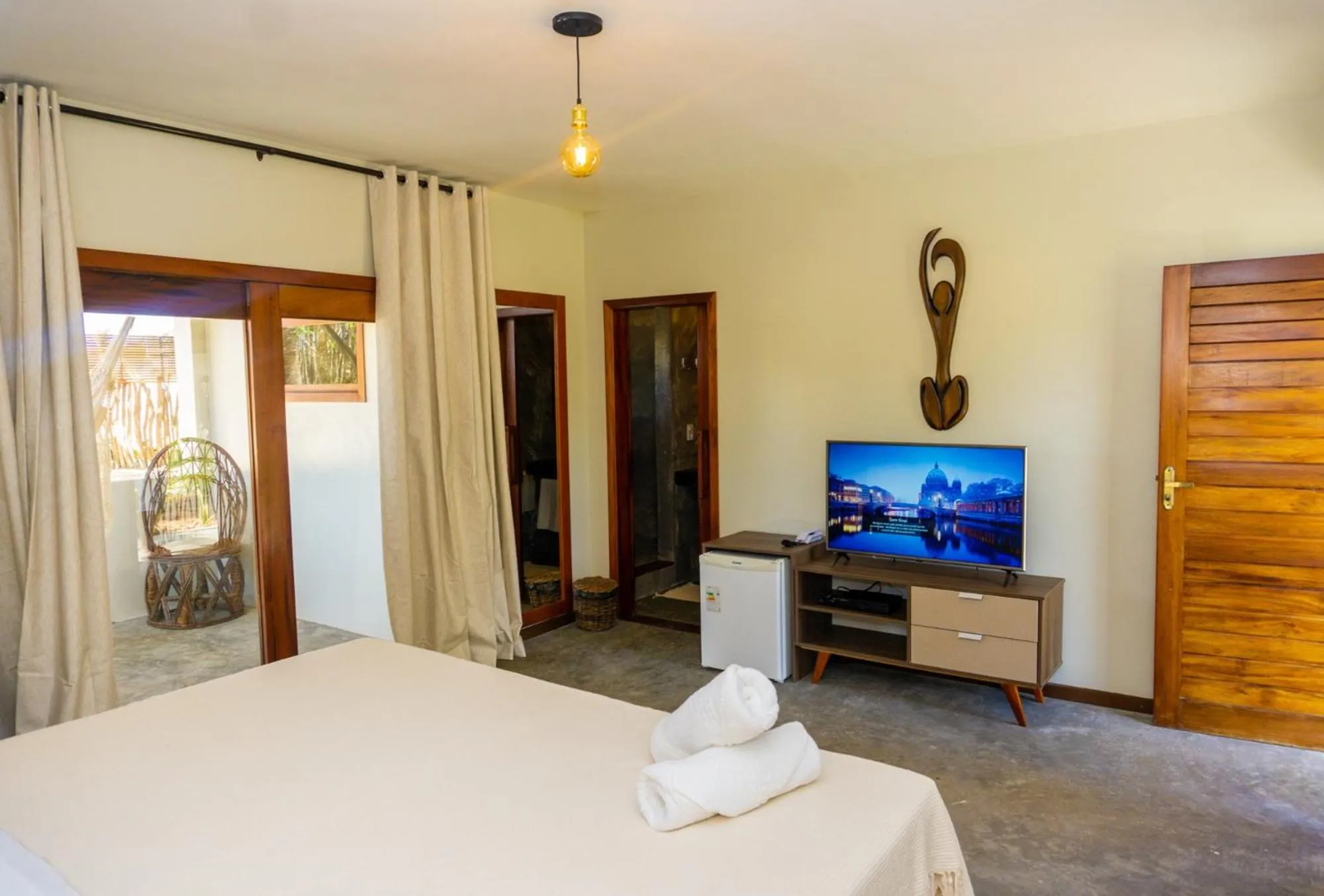 TV and multimedia, Bed in Villa Zen Hotel