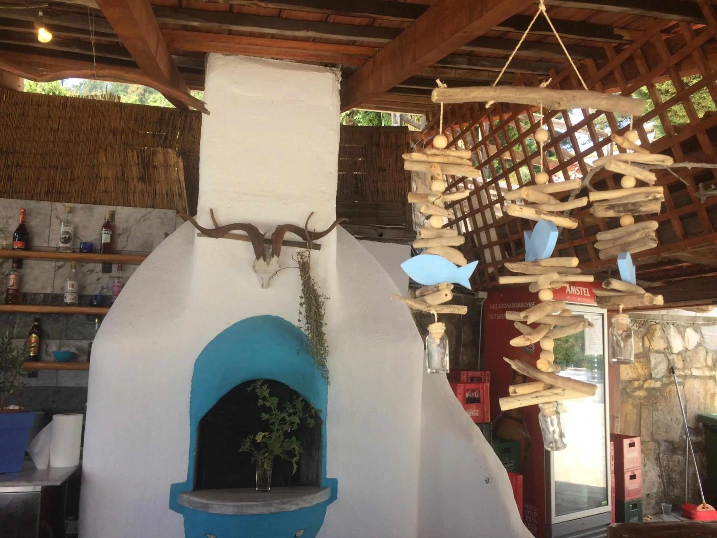 Patio in Kinira Beach Hotel