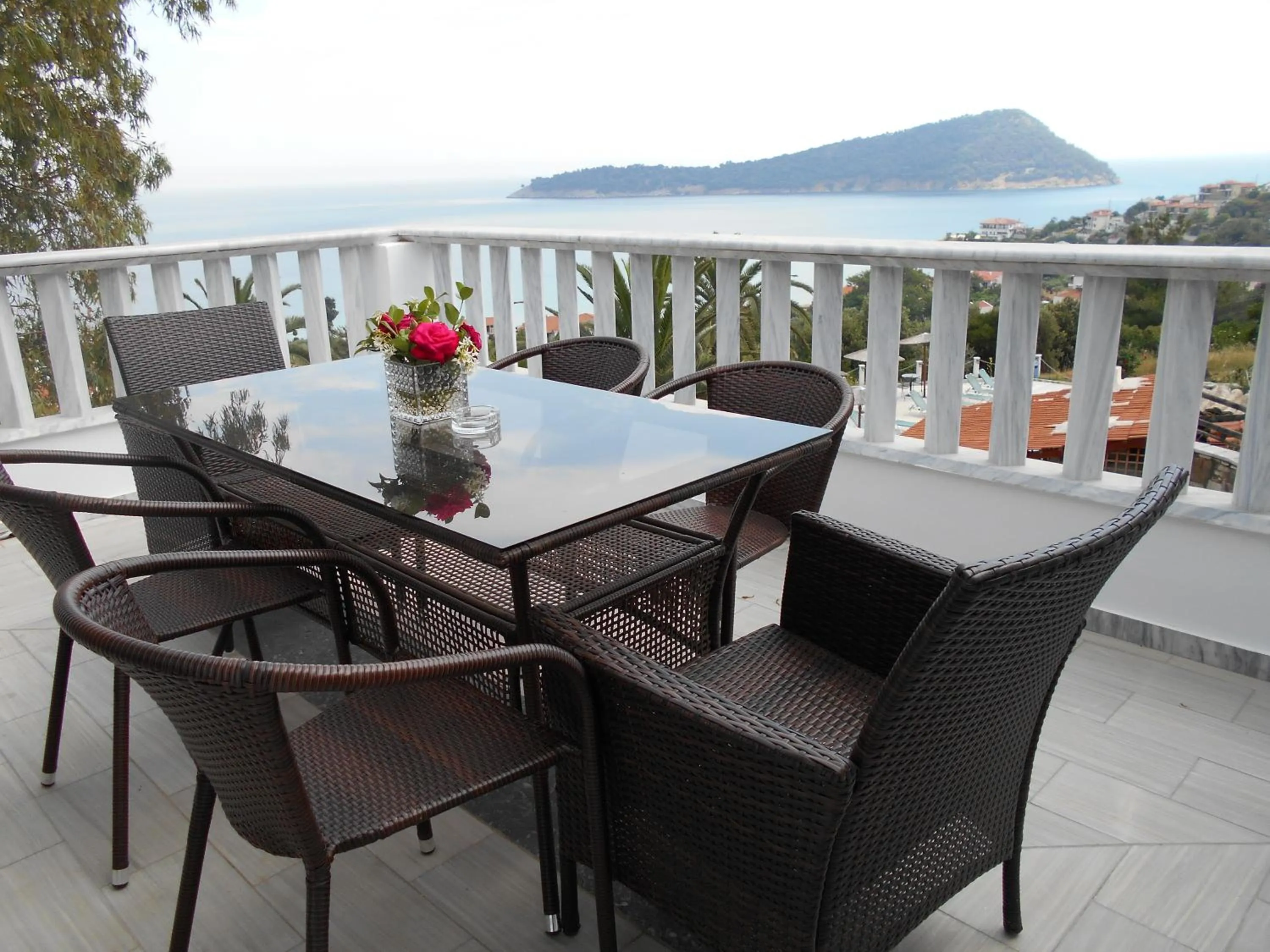Balcony/Terrace in Kinira Beach Hotel
