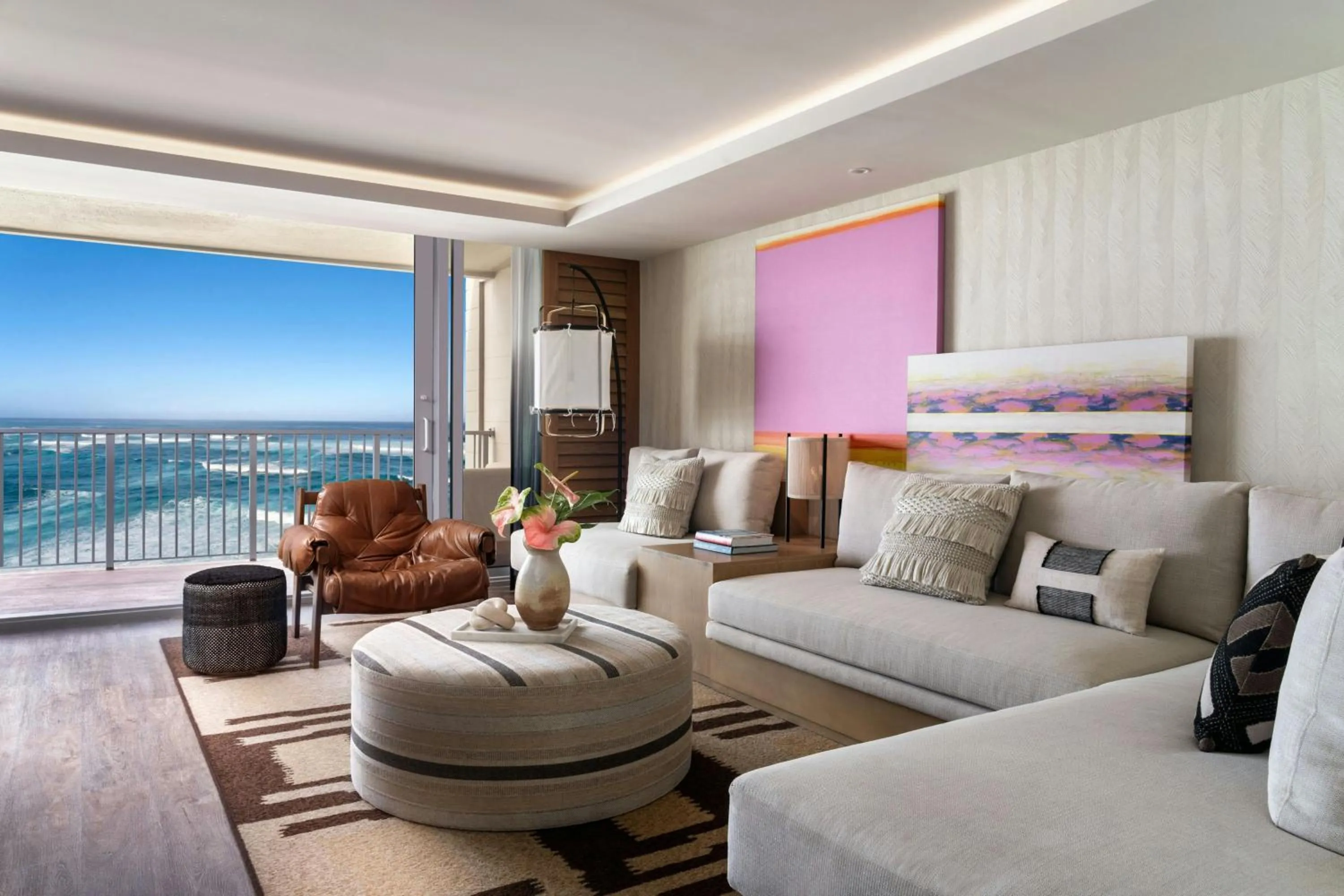 Living room in The Ritz-Carlton O'ahu, Turtle Bay