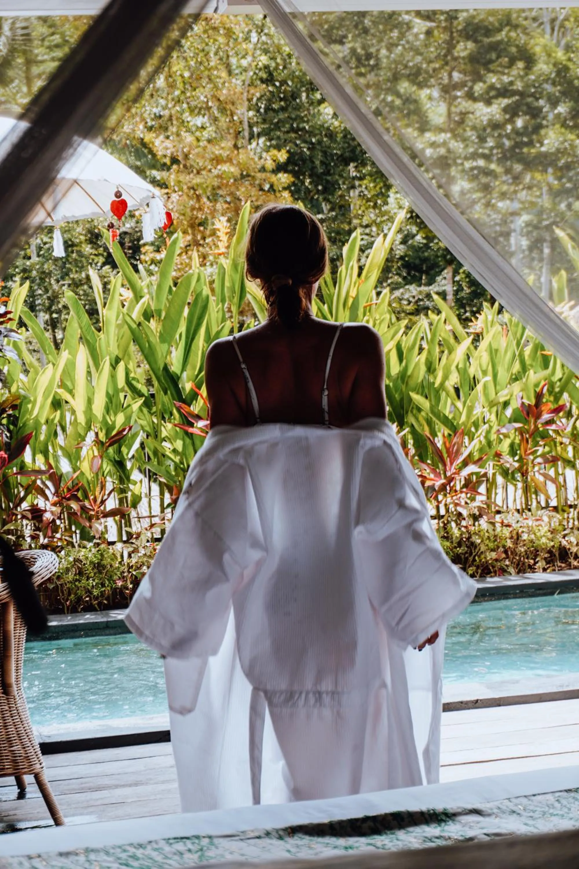 Swimming pool in Keliki Luxury Lodge