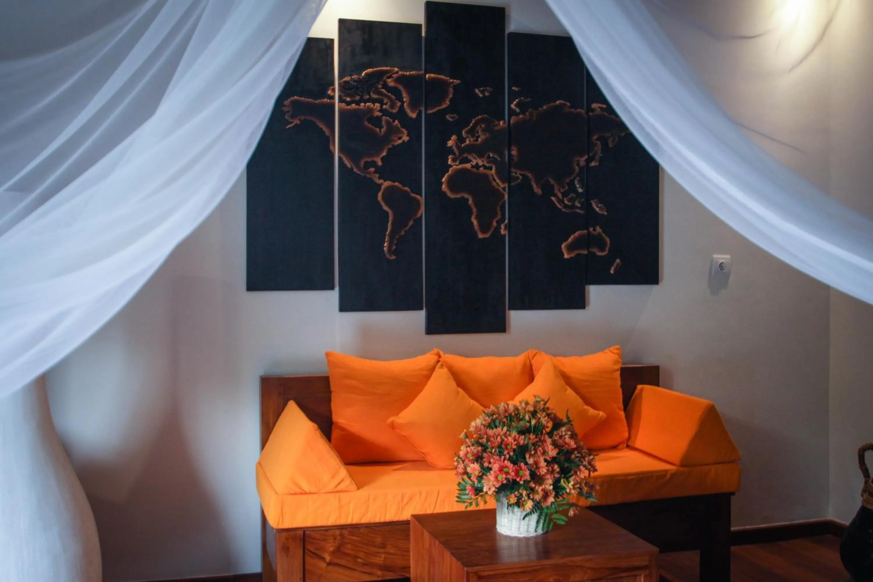 Decorative detail in Keliki Luxury Lodge