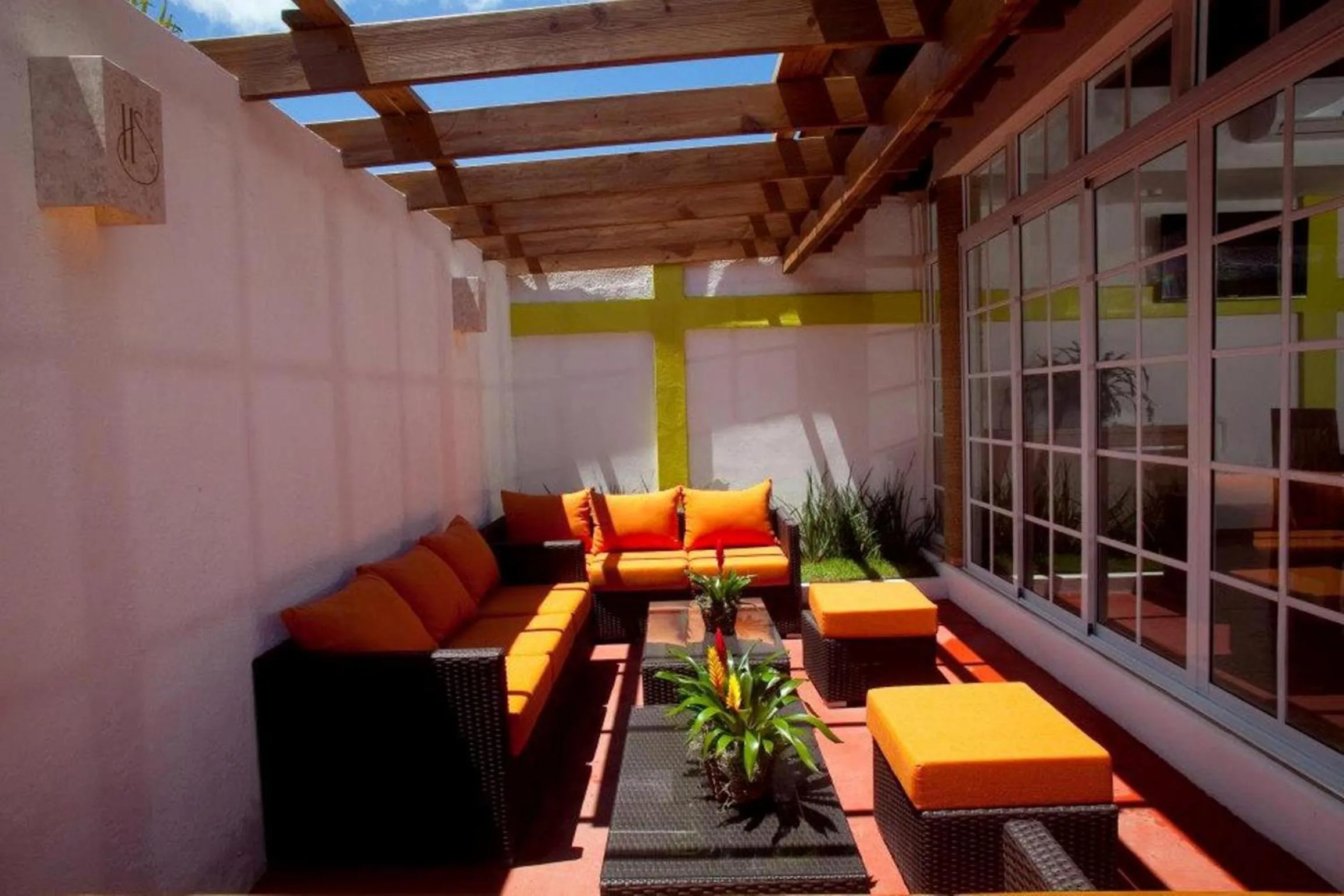 Patio in Hotel Silvestre