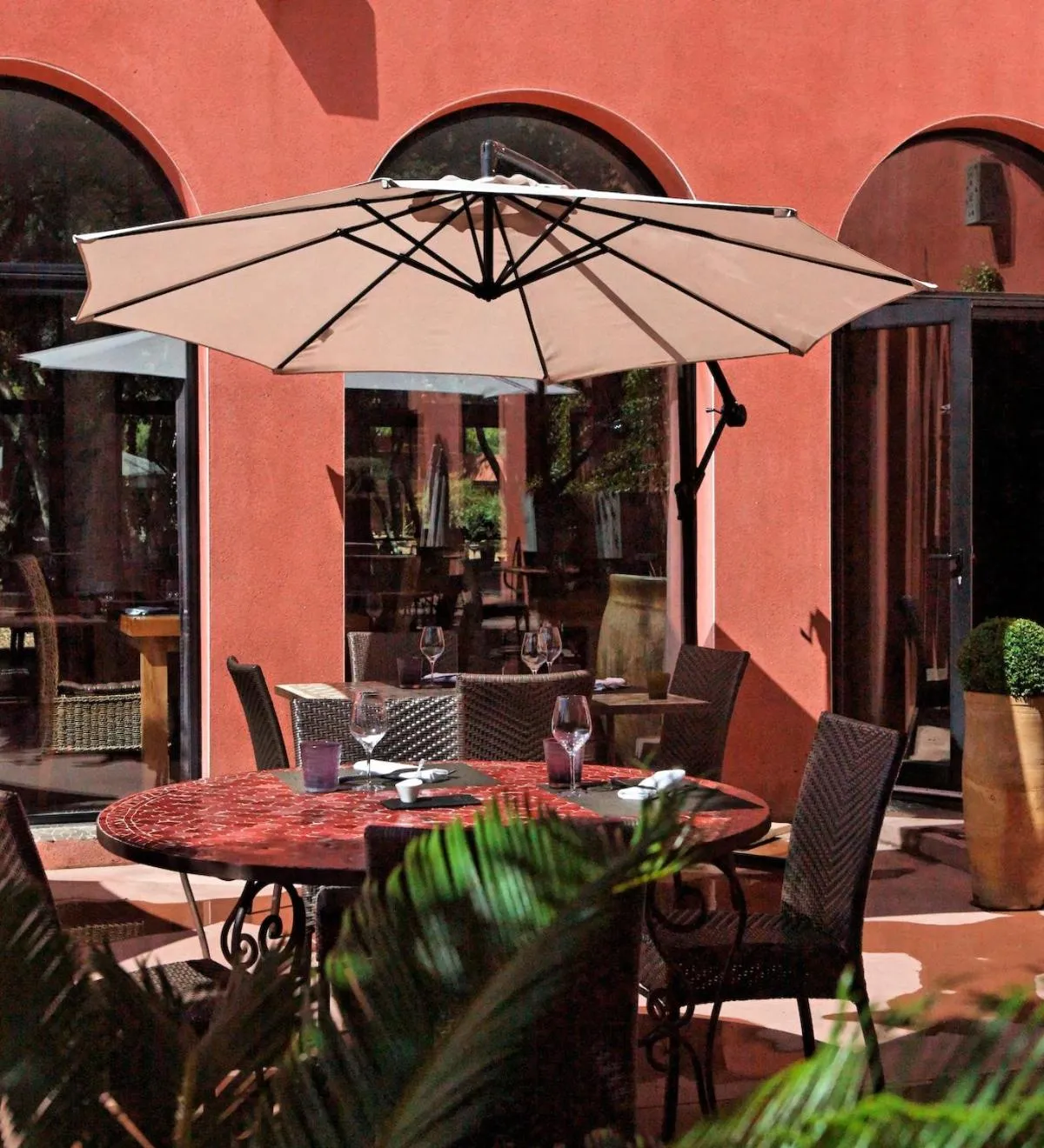 Garden in Hotel restaurant Spa Disini Montpellier Est, The Originals Relais