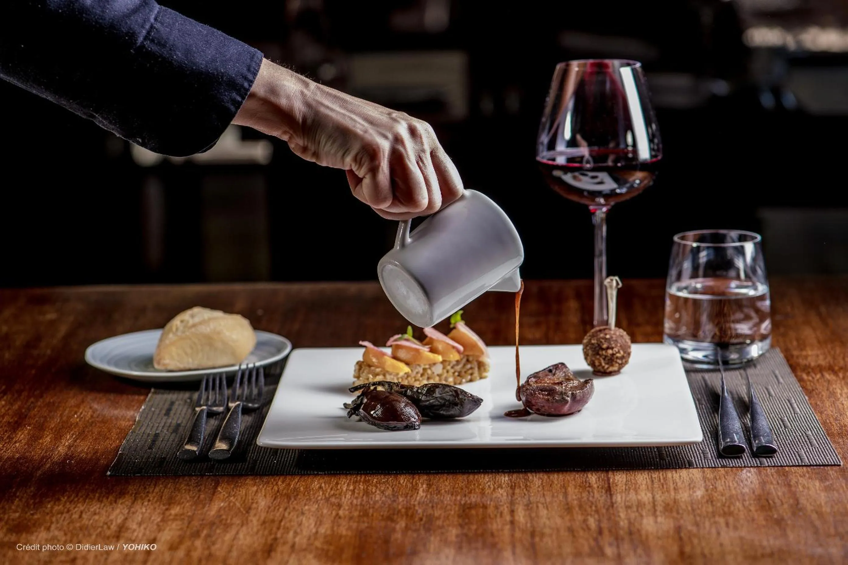 Food and drinks in Hotel restaurant Spa Disini Montpellier Est, The Originals Relais