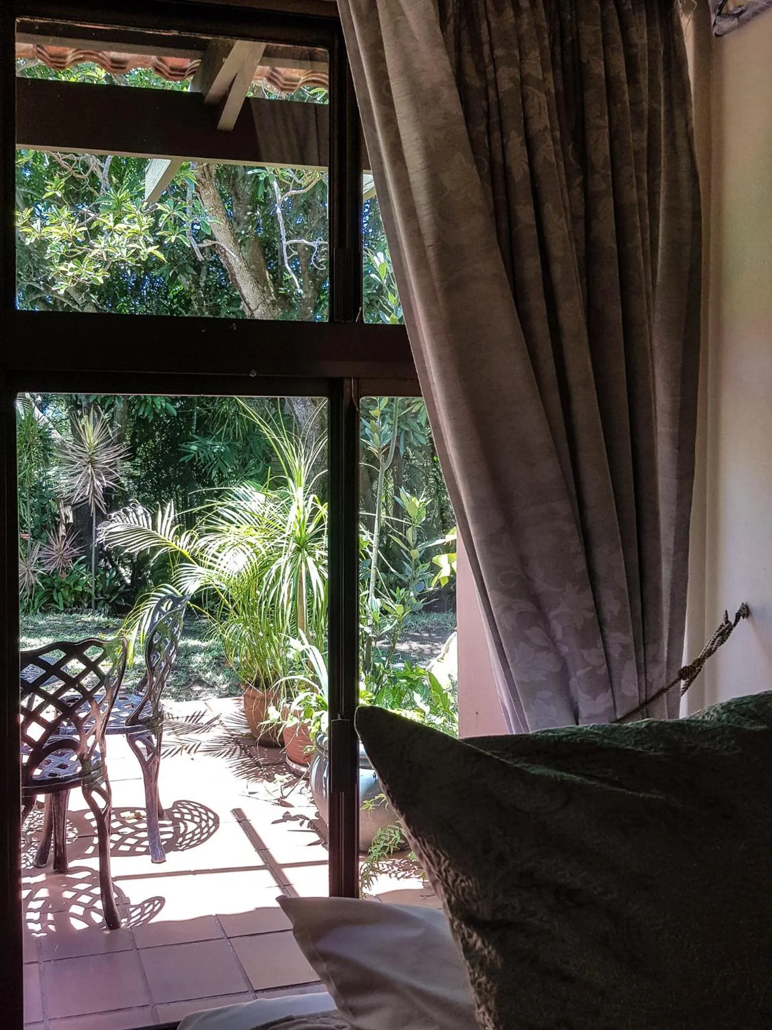 Garden view in Santa Lucia Guest House