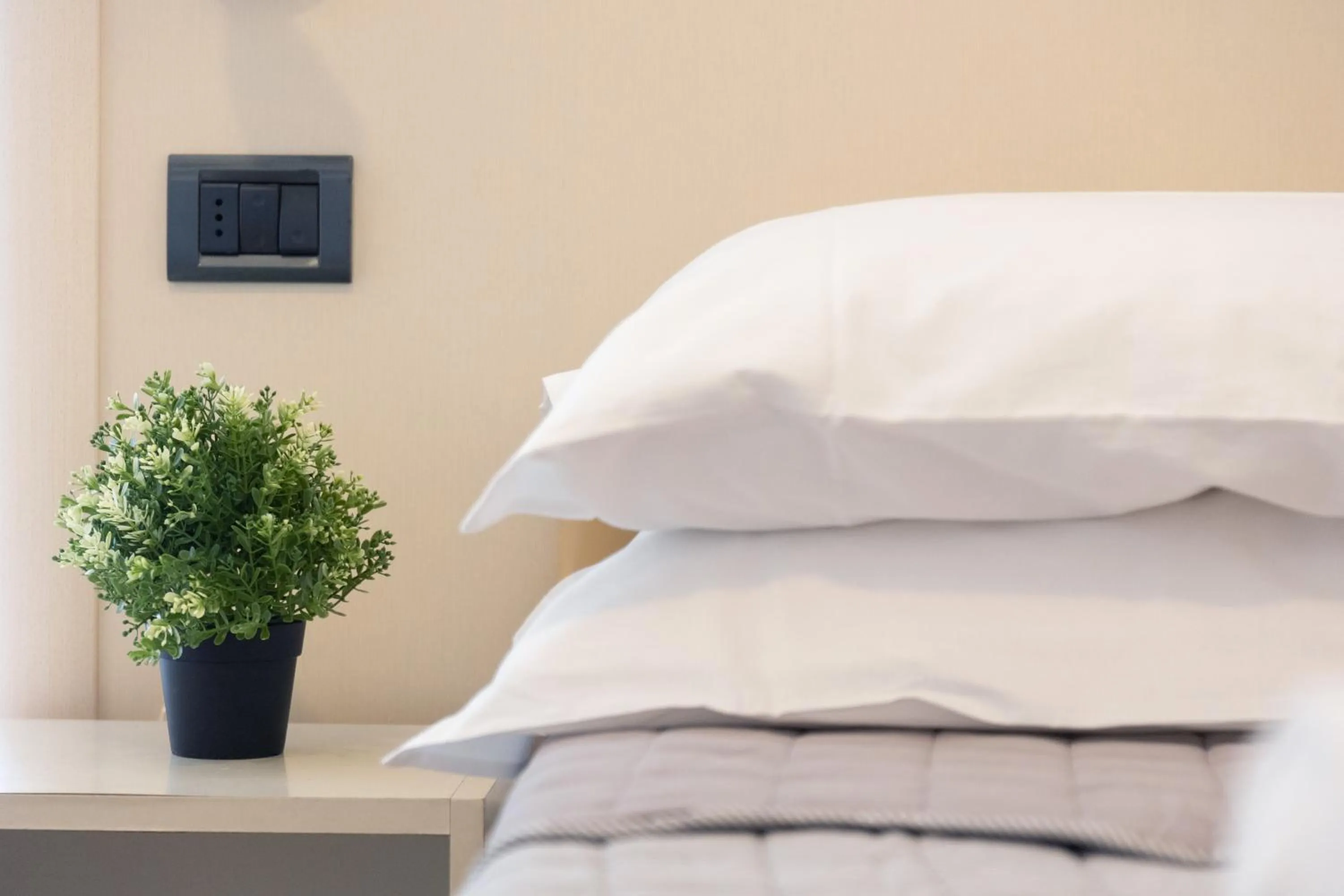 Bed in Hotel Mignon Riccione Fronte Mare