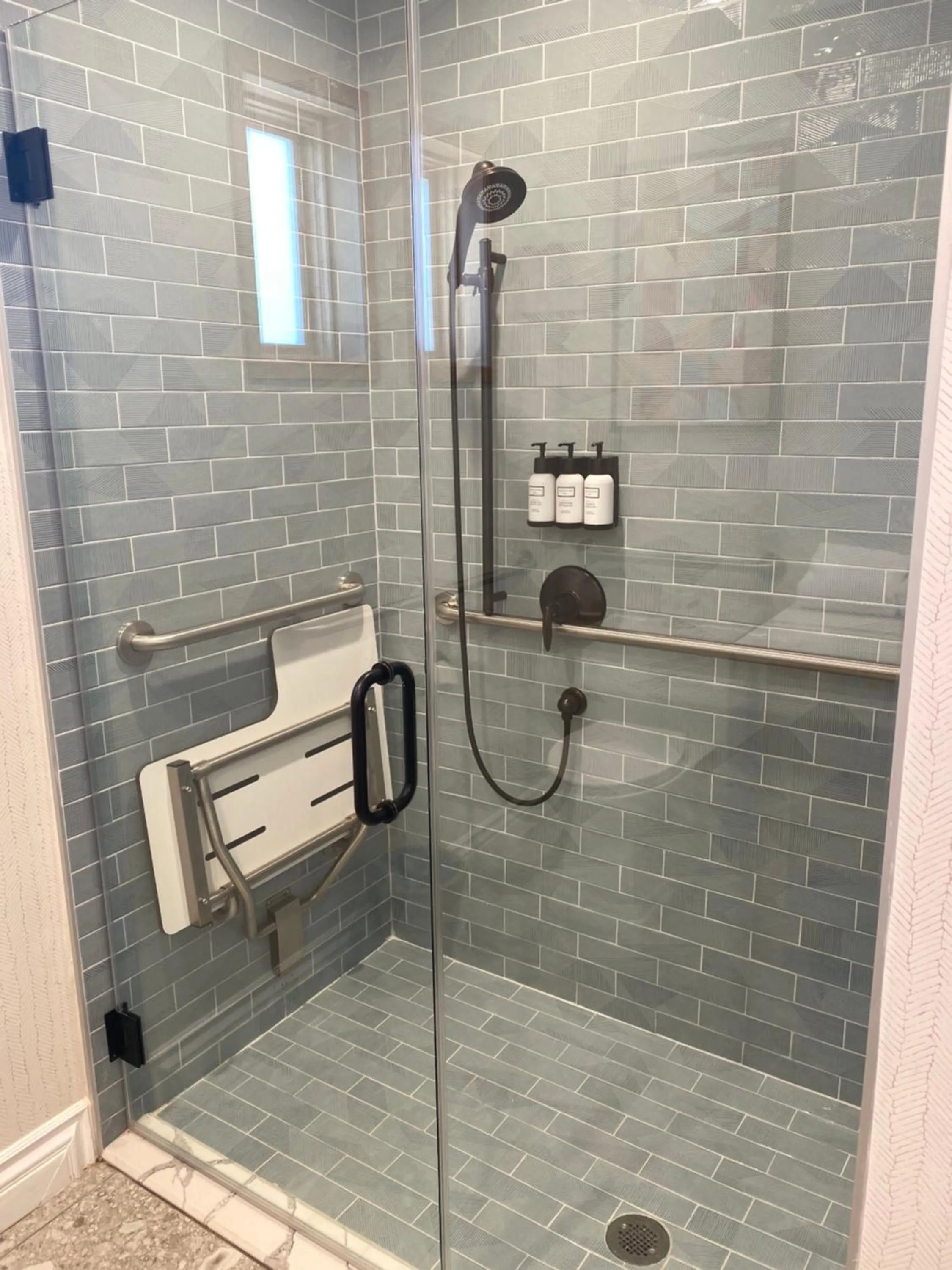 Shower in Zane Grey Pueblo Hotel
