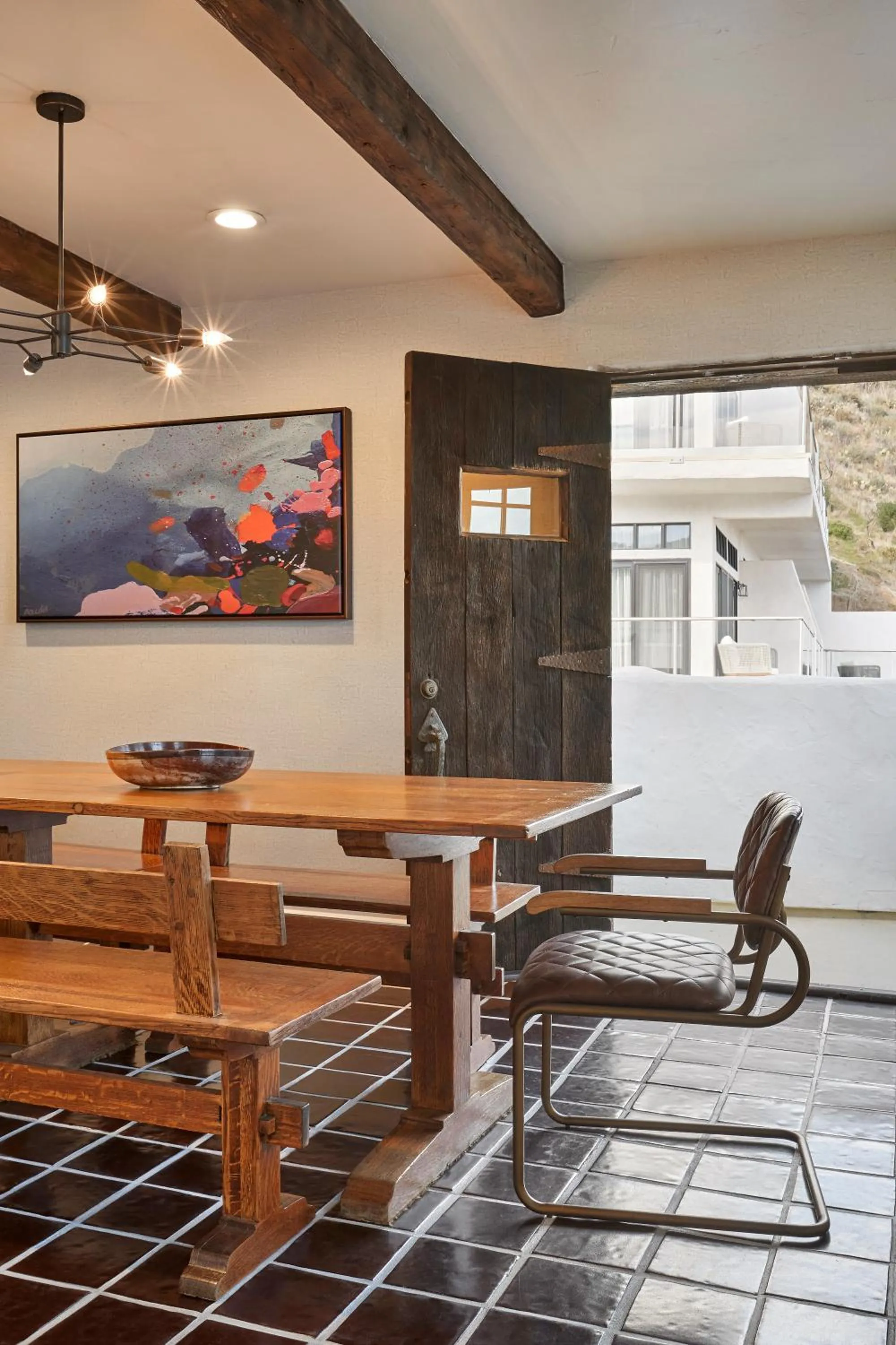 Dining area in Zane Grey Pueblo Hotel