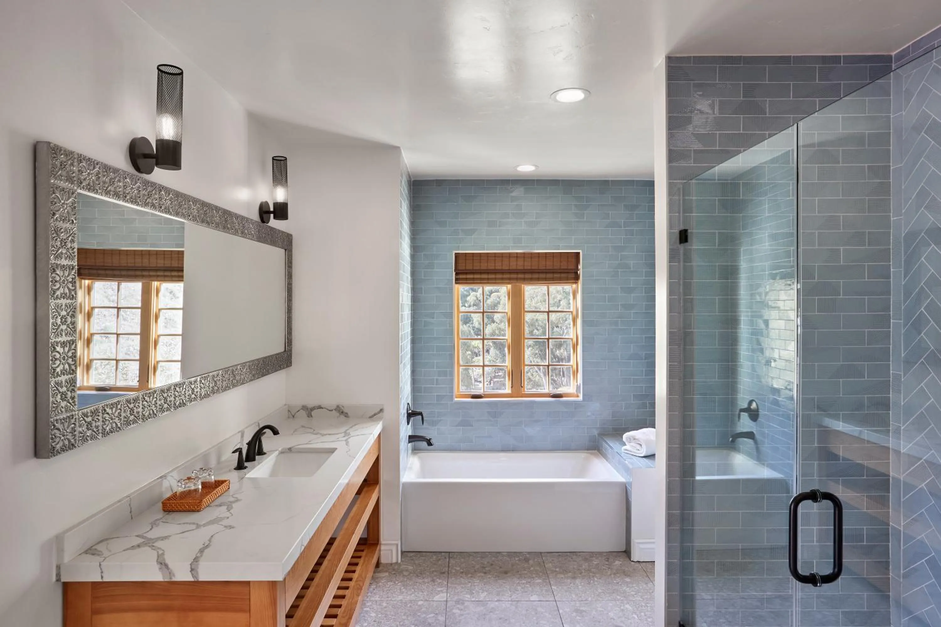 Bathroom, Bed in Zane Grey Pueblo Hotel