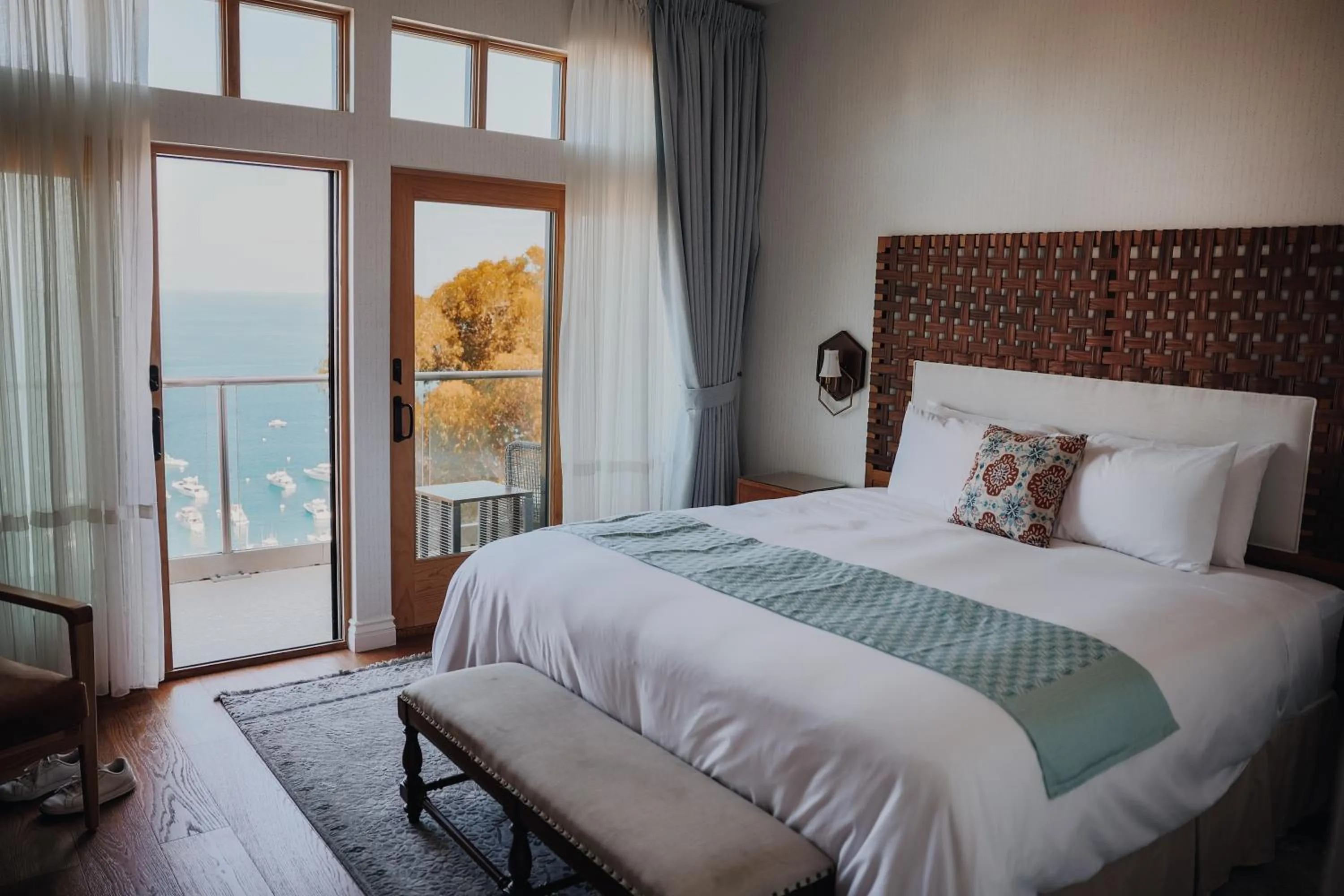 Bed in Zane Grey Pueblo Hotel