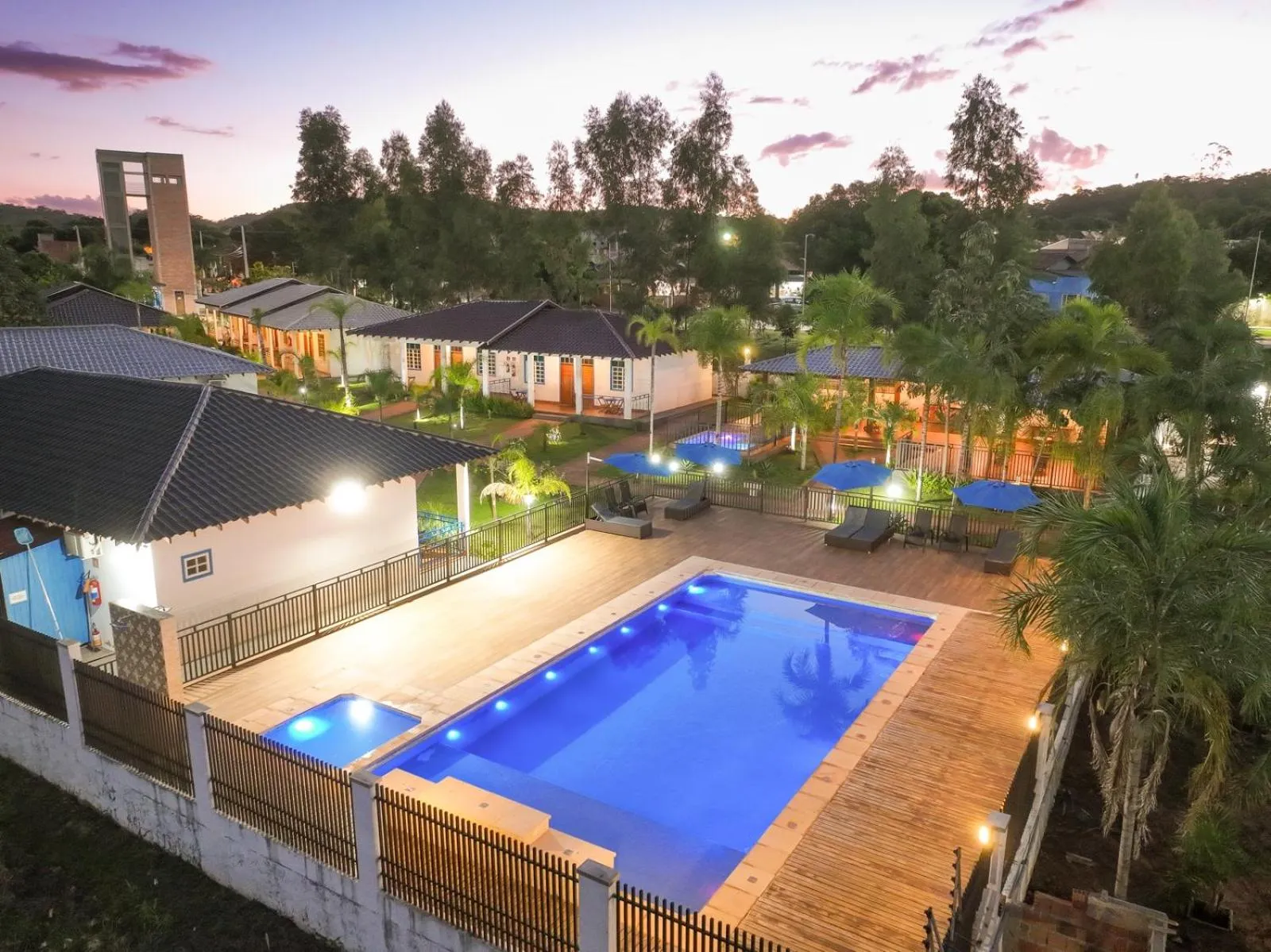 Pool view in Pousada Ouro Preto de Bonito