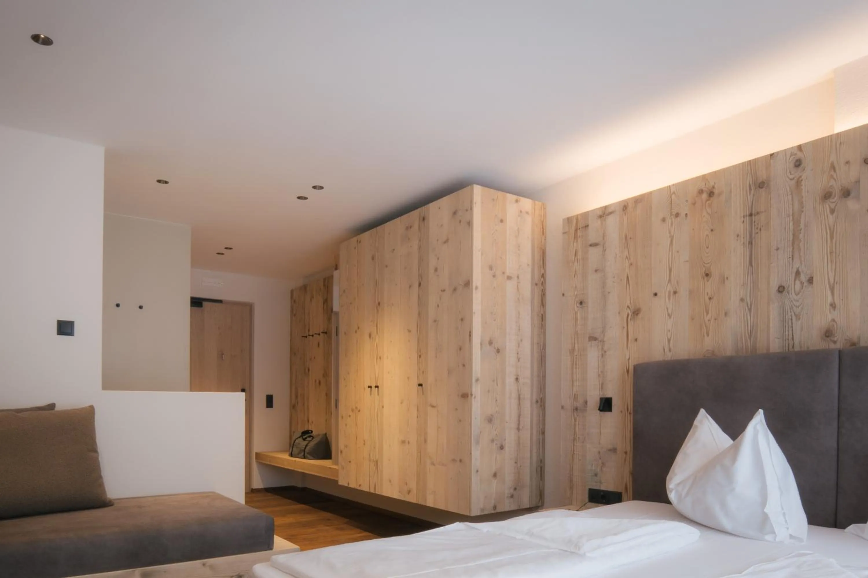 Bed in Hotel Ratschingserhof