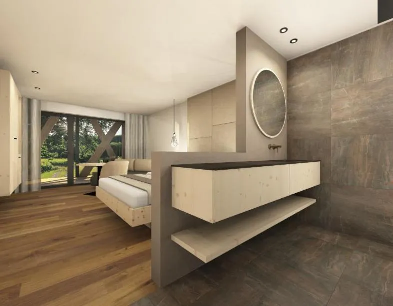 Bed in Hotel Ratschingserhof