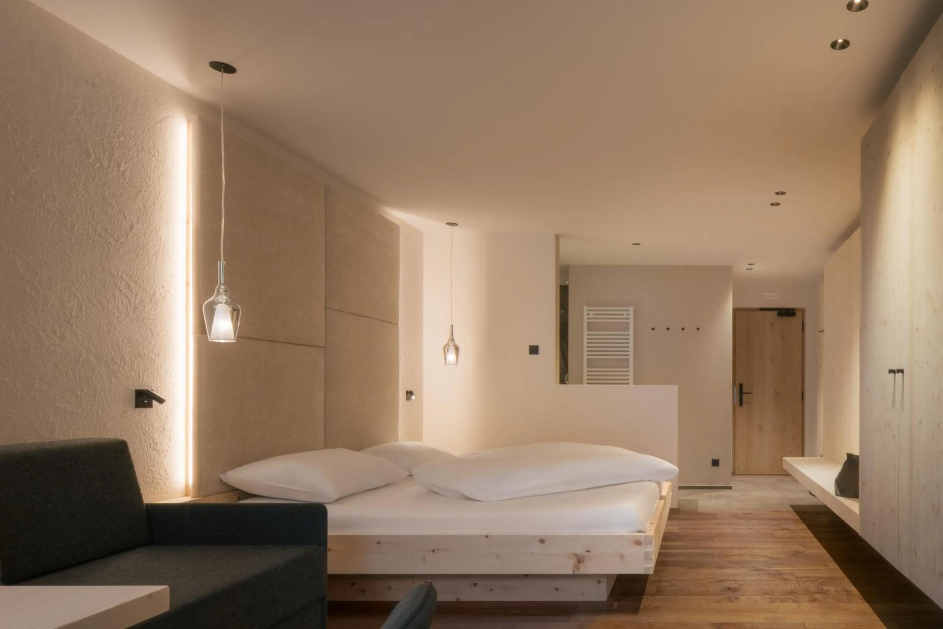 Bed in Hotel Ratschingserhof