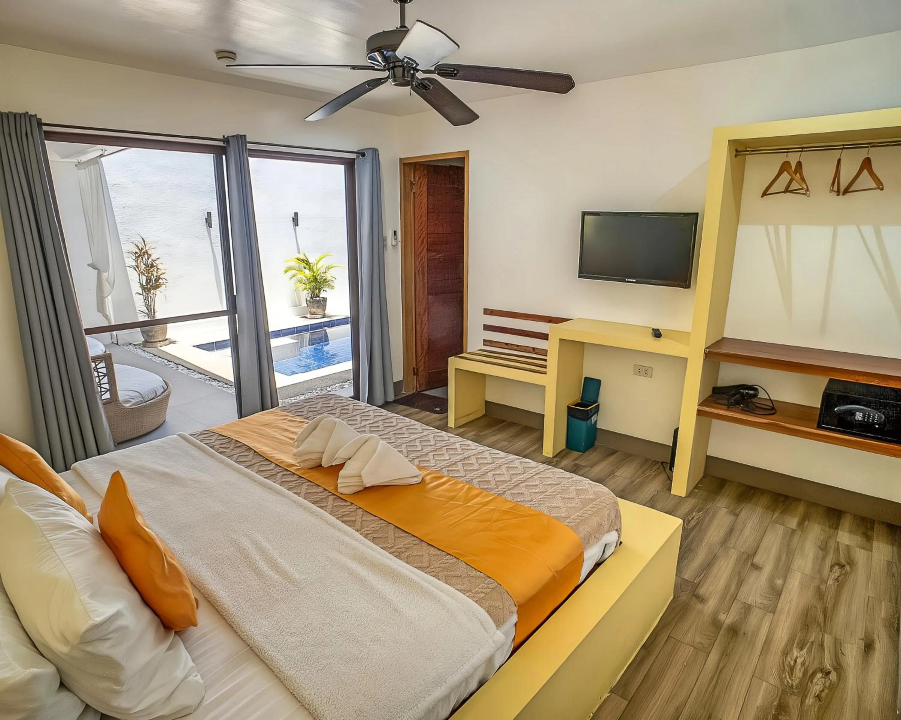 Photo of the whole room, Bed in Bali Villas Panglao Bohol