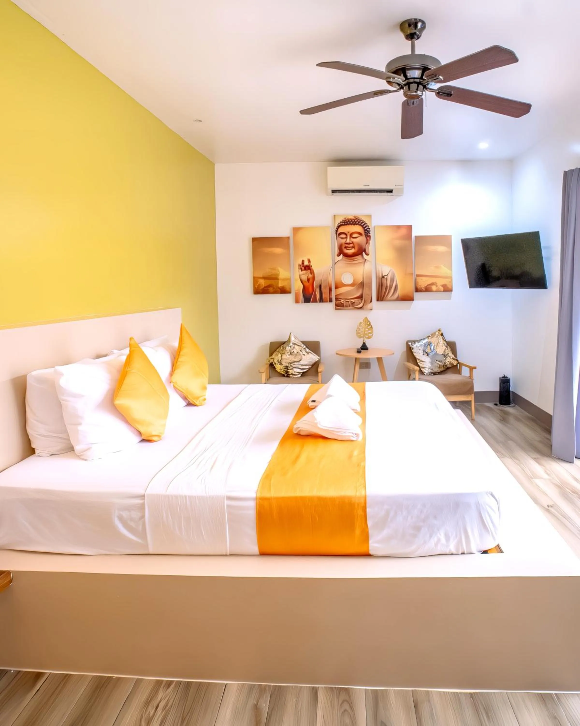 Bed in Bali Villas Panglao Bohol