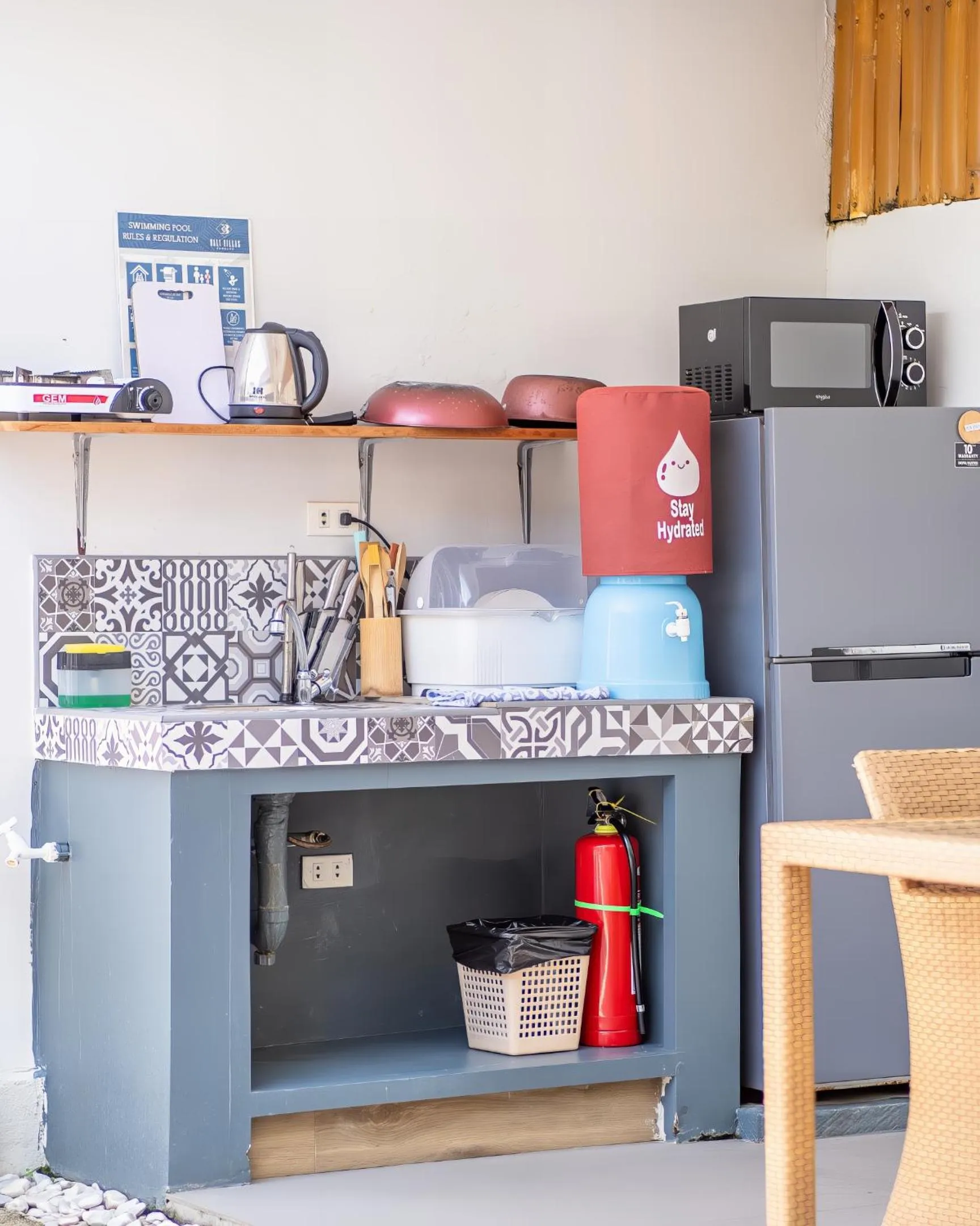 Kitchen or kitchenette in Bali Villas Panglao Bohol