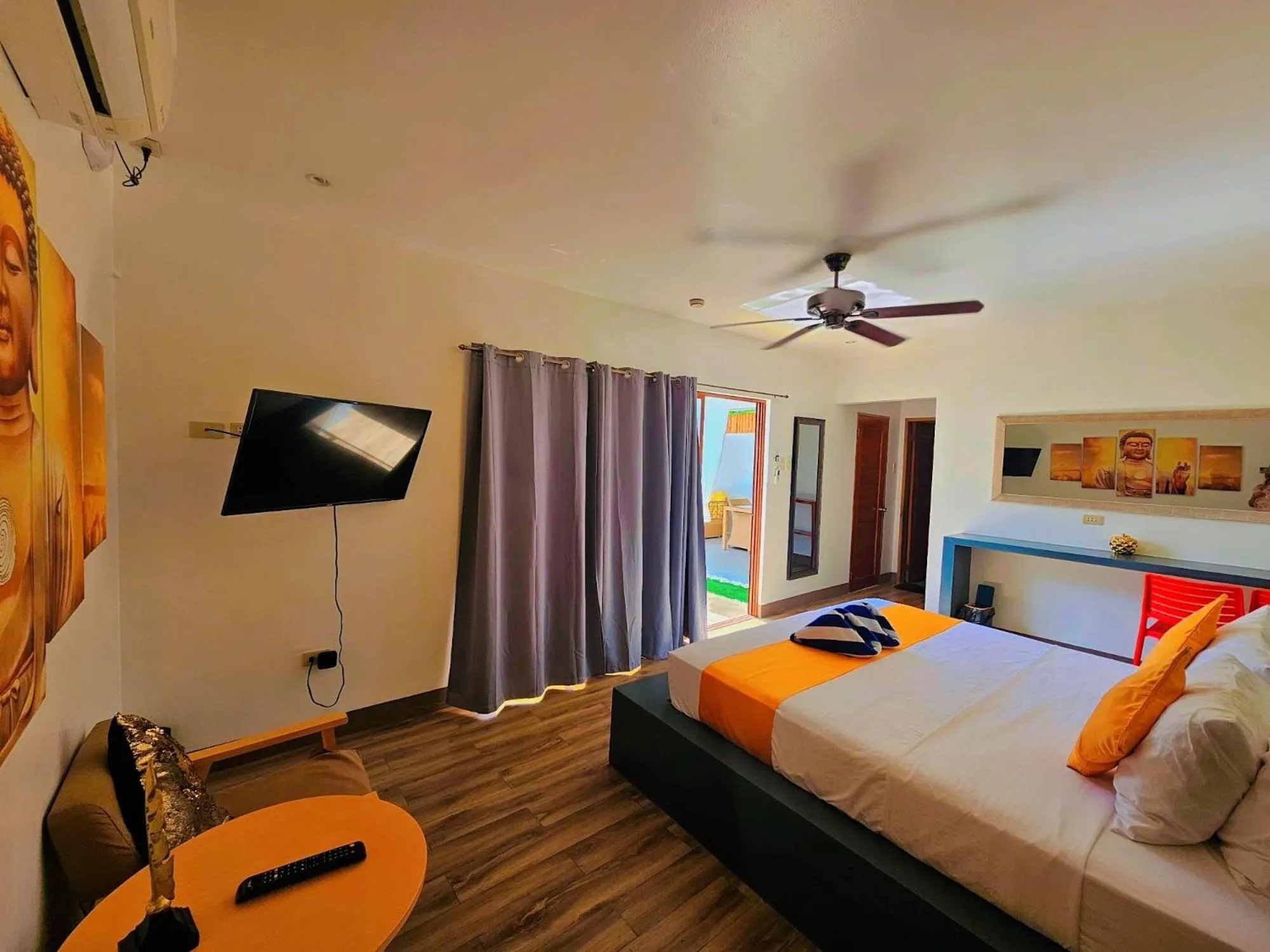 Bed in Bali Villas Panglao Bohol