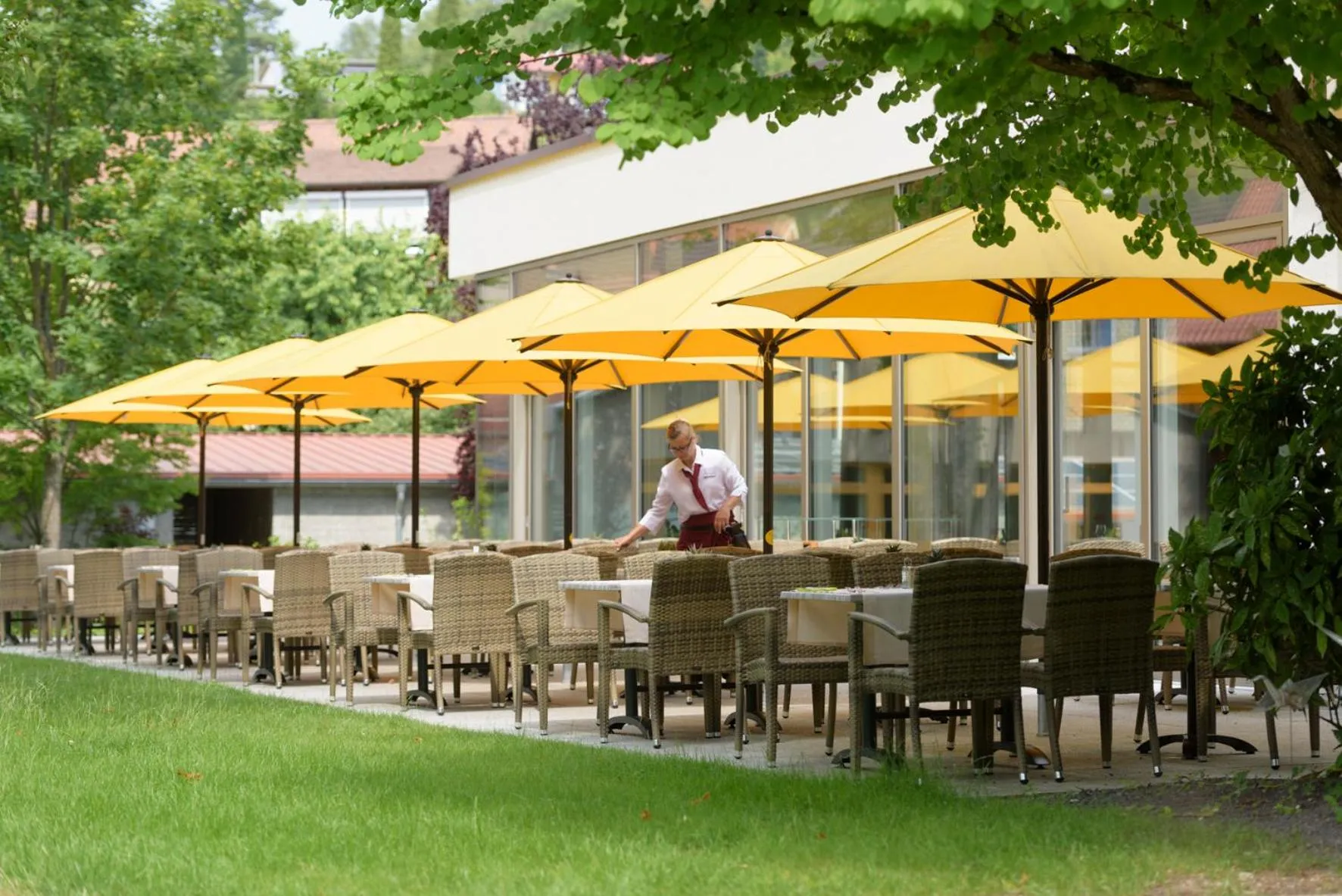Patio in Hotel St Elisabeth