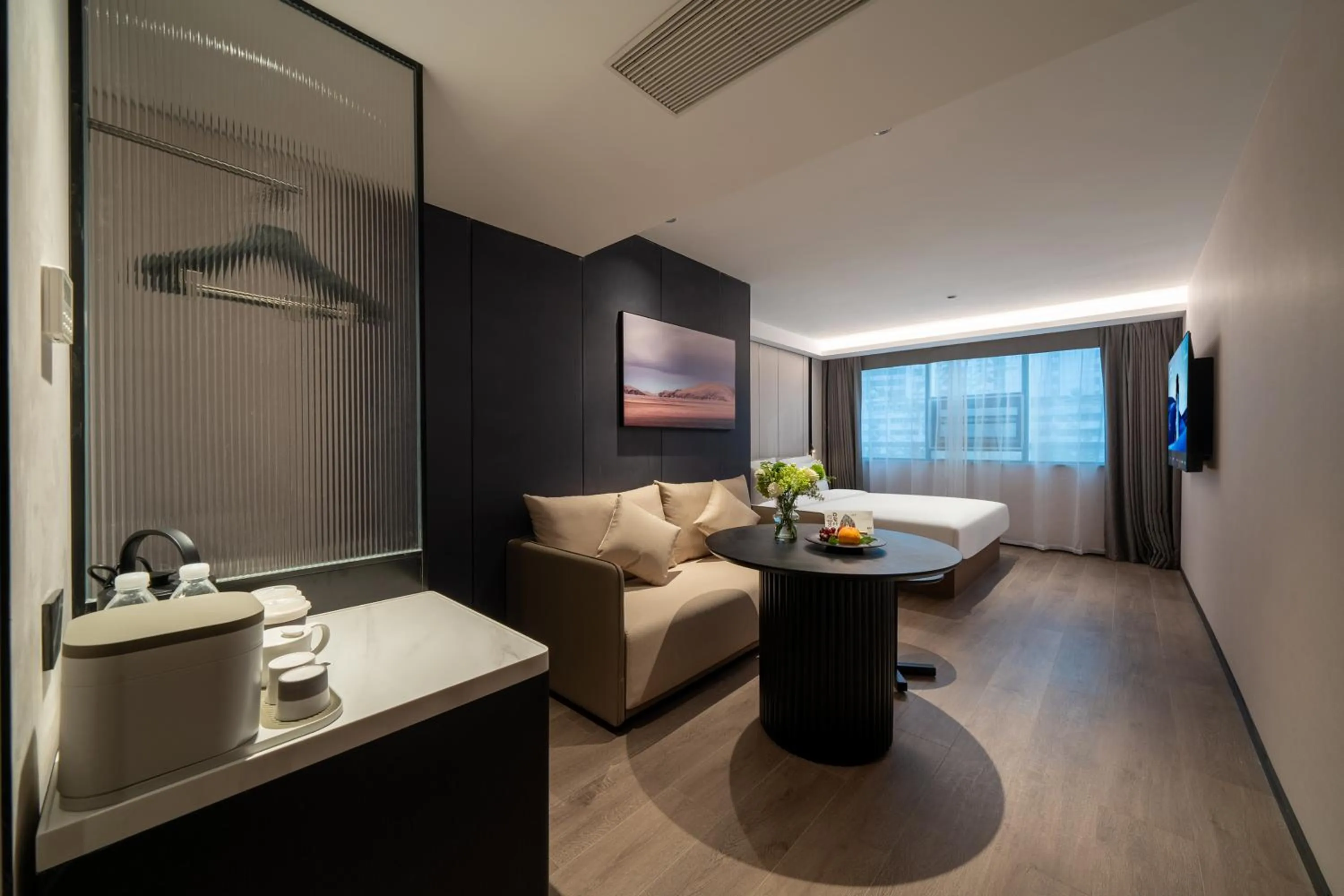 Living room in Atour Hotel Chengdu Wuhou Temple Kuan Zhai Alleys