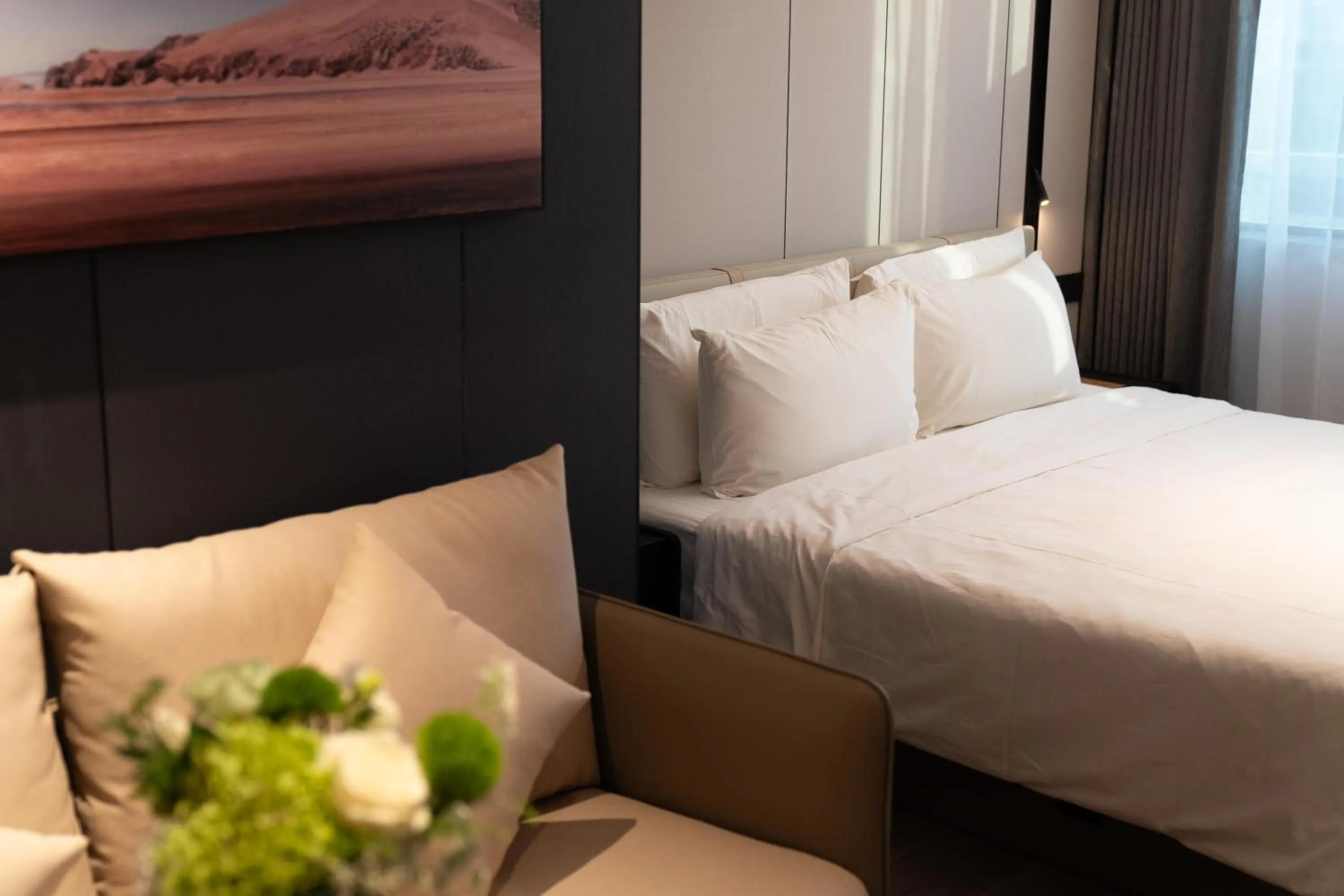 Bed in Atour Hotel Chengdu Wuhou Temple Kuan Zhai Alleys