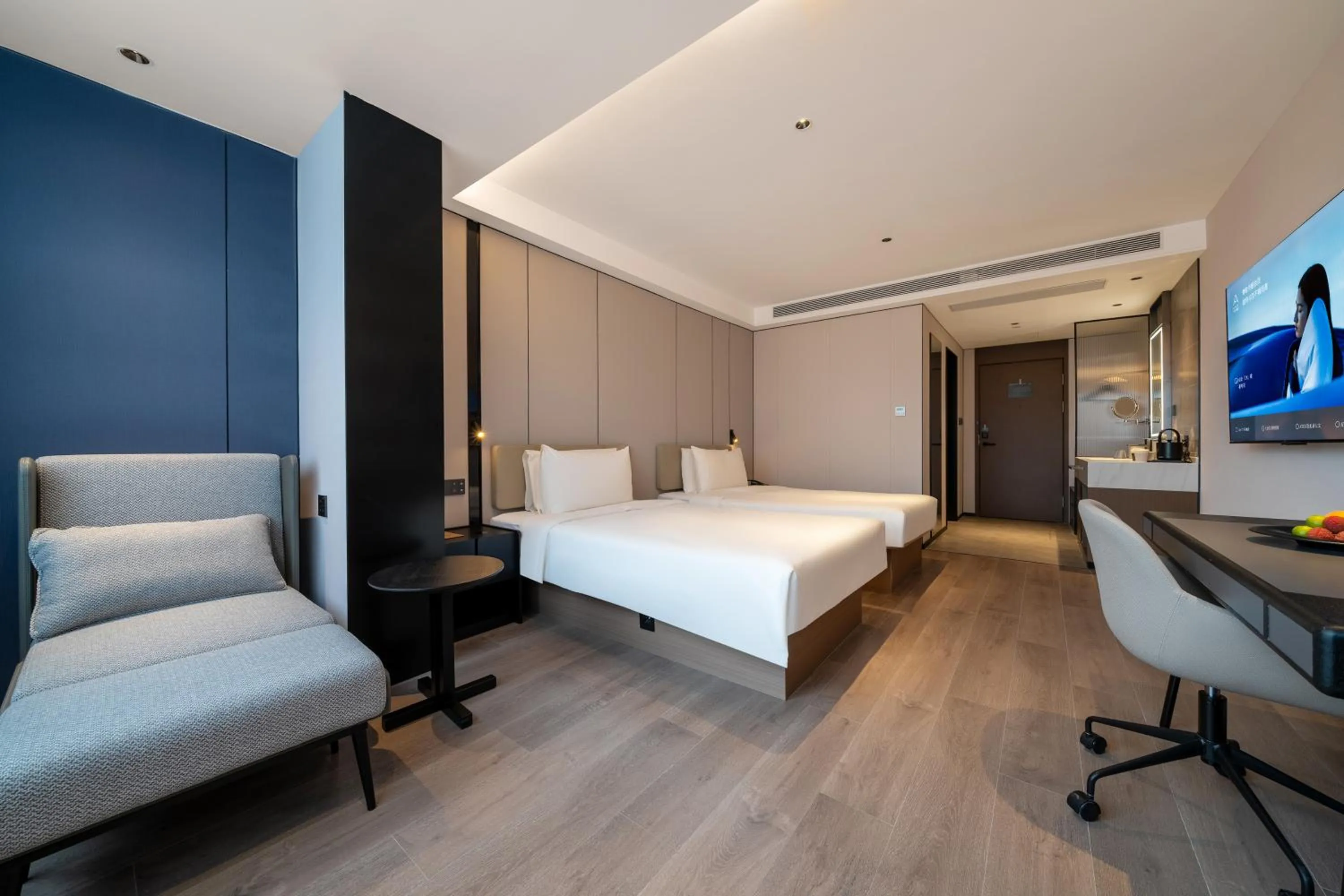 Bed in Atour Hotel Chengdu Wuhou Temple Kuan Zhai Alleys