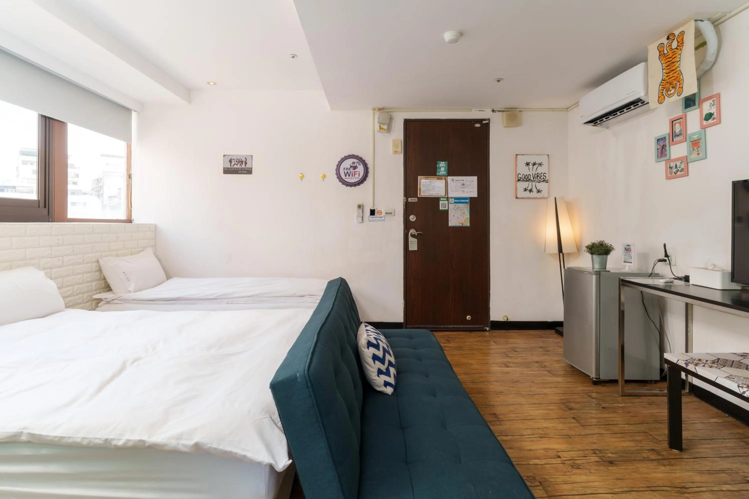 Bedroom, Bed in Love River Inn 愛河日央