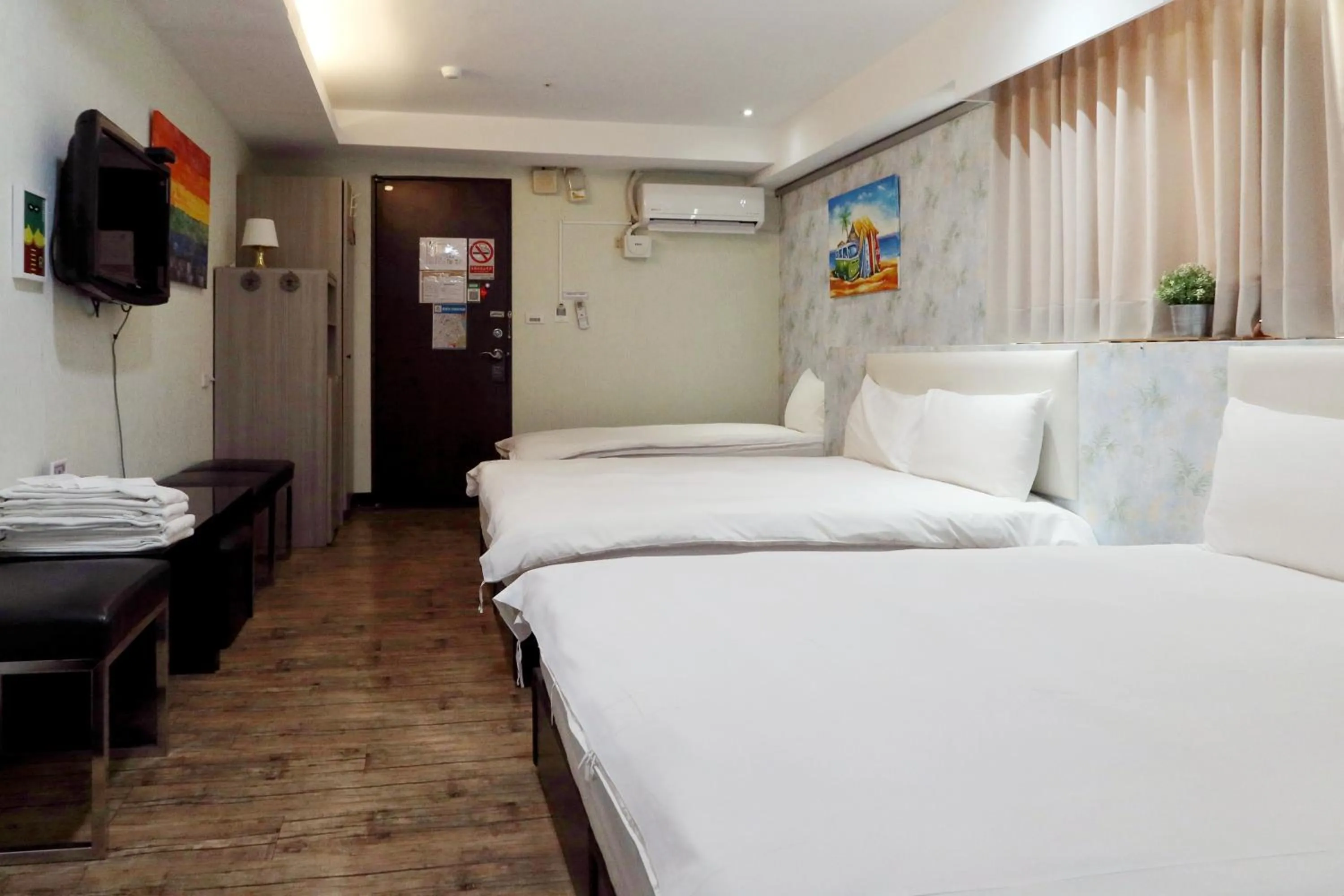 Bed in Love River Inn 愛河日央