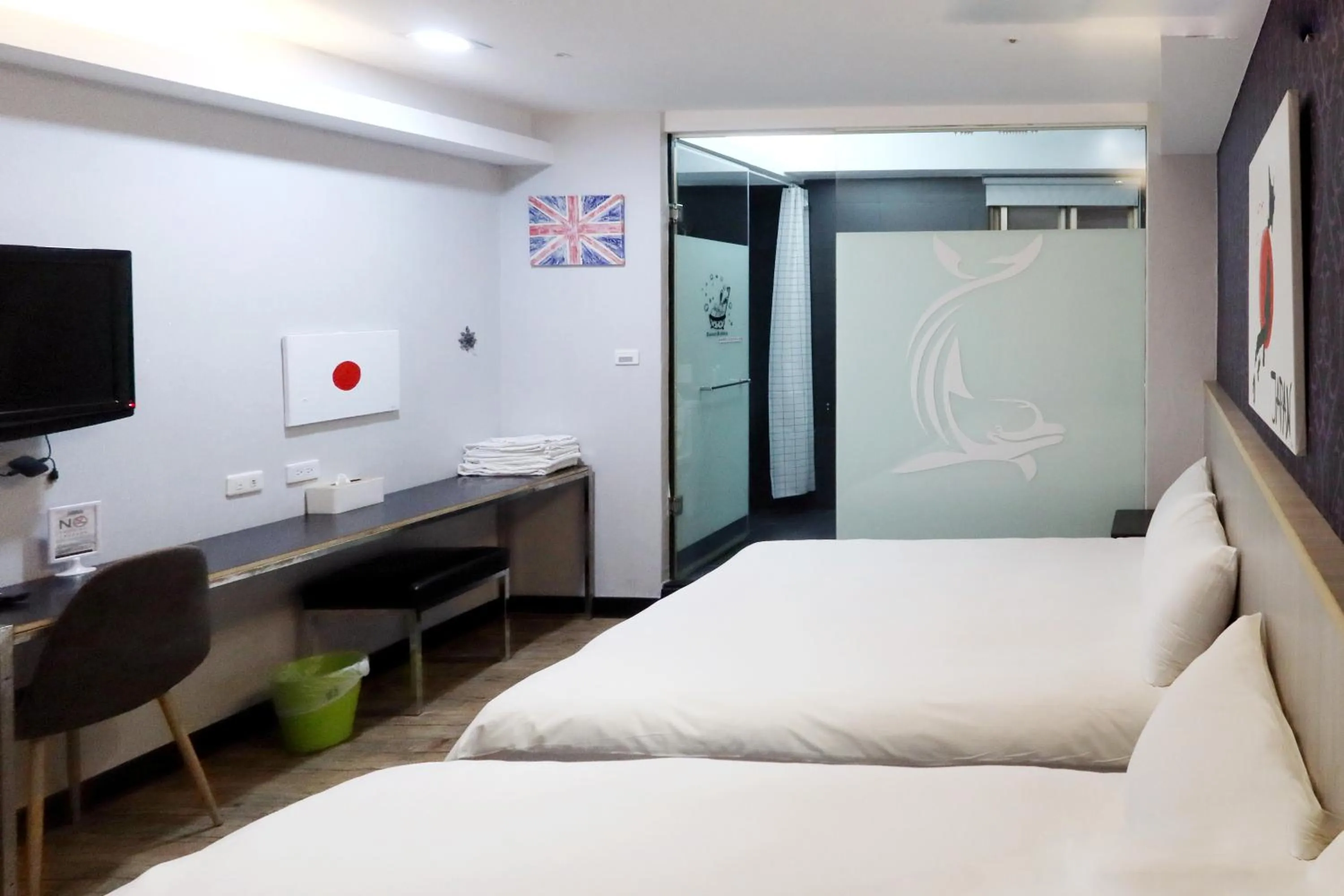 Bed in Love River Inn 愛河日央