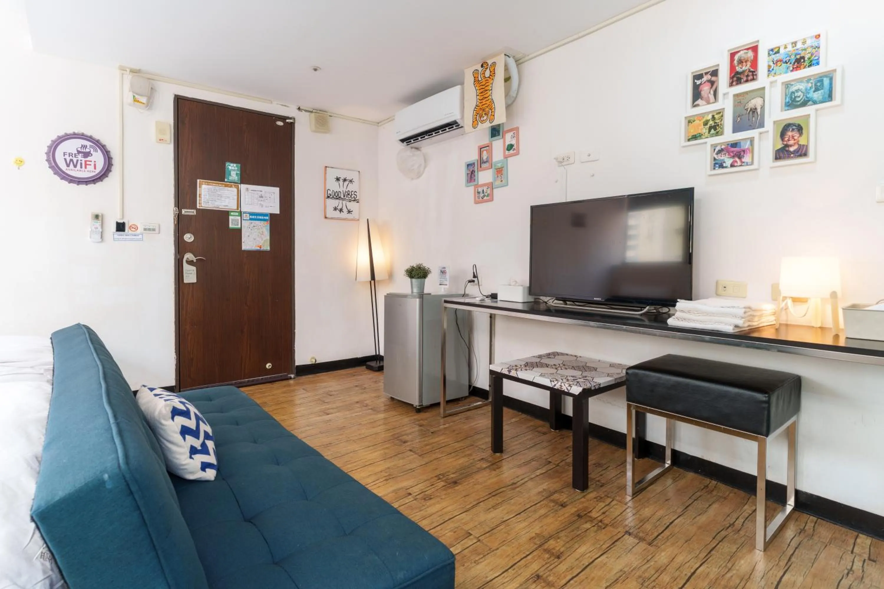 Bedroom in Love River Inn 愛河日央