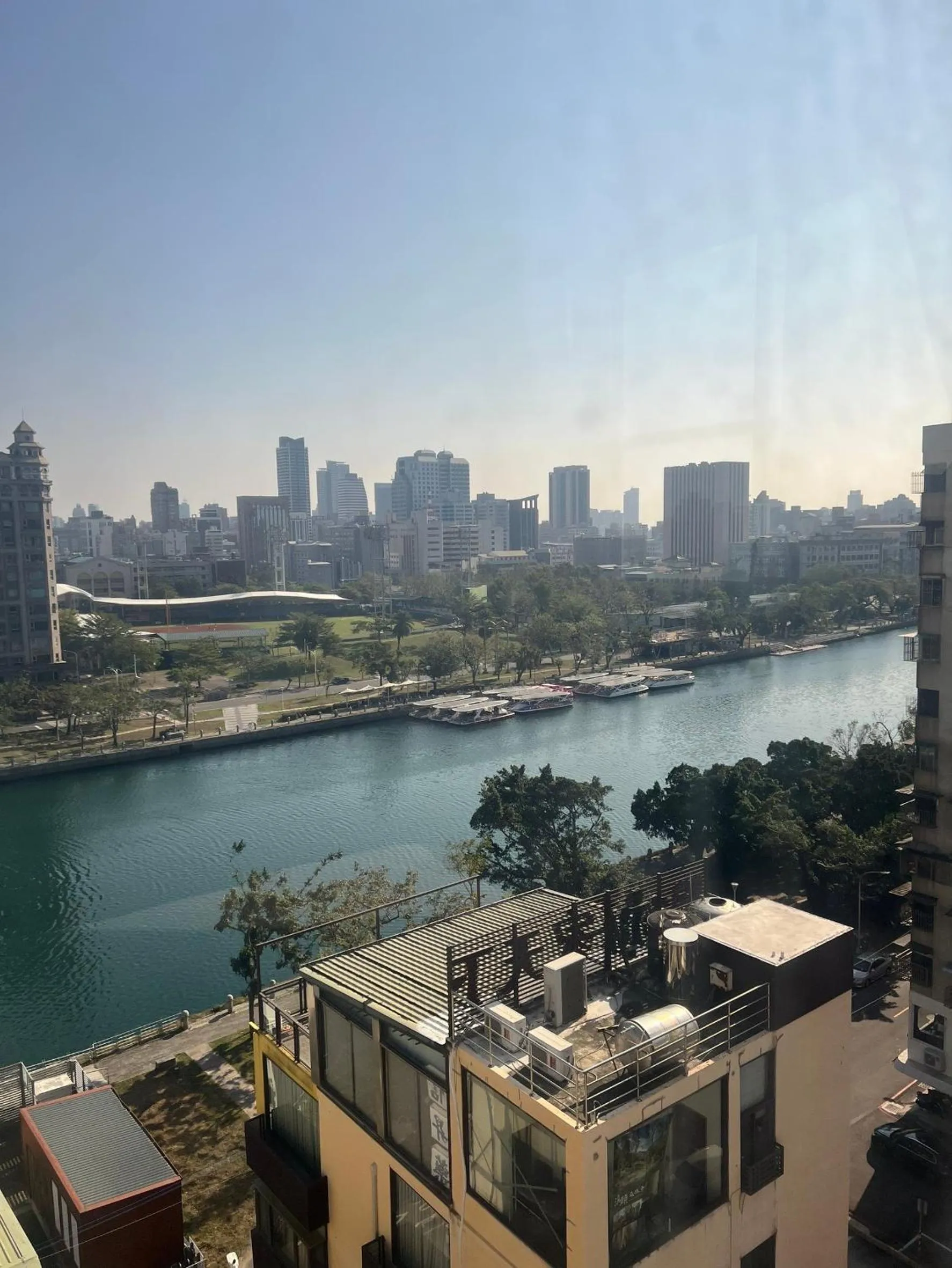 Deluxe Double or Twin Room with River View in Love River Inn 愛河日央