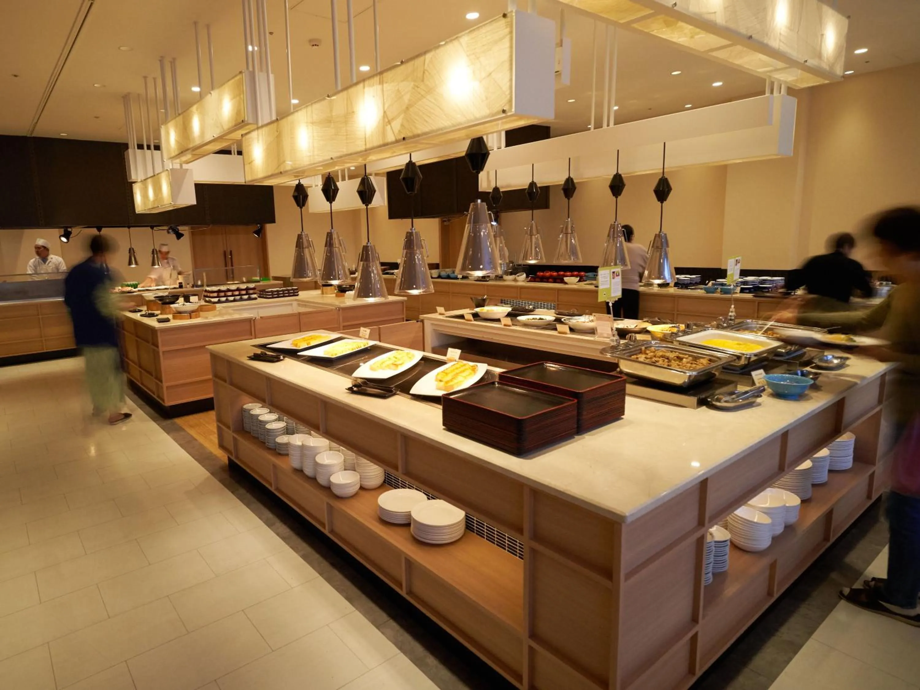 Buffet breakfast in Dai-ichi Takimotokan