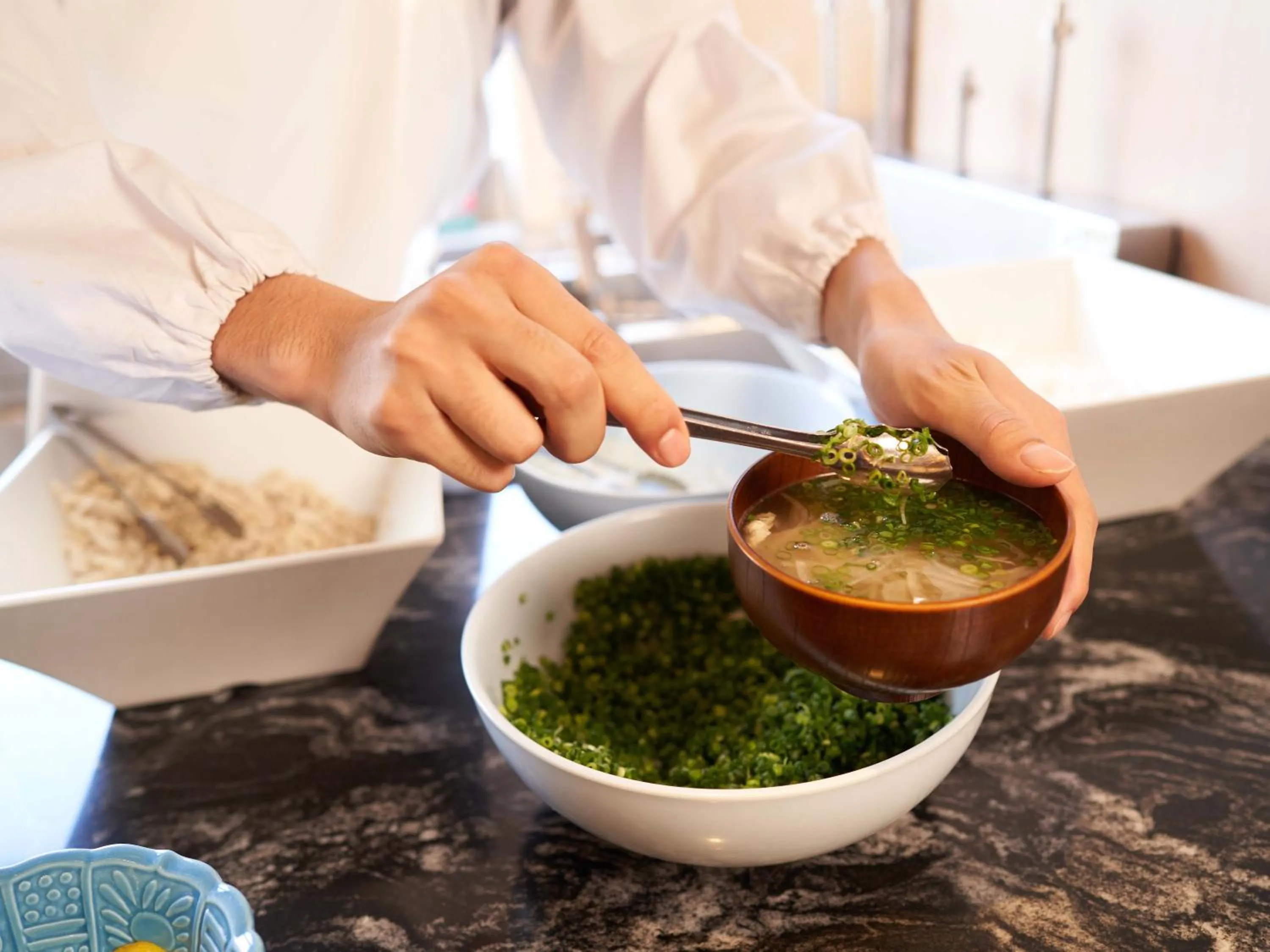 Buffet breakfast in Dai-ichi Takimotokan