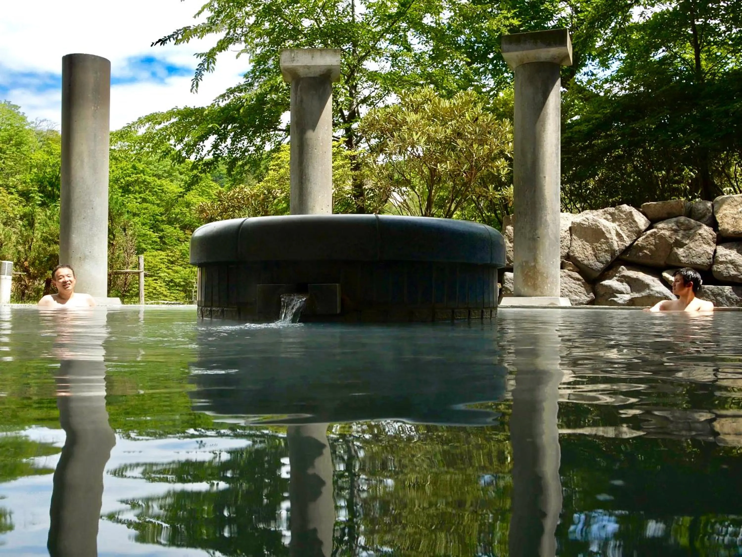 Hot Spring Bath in Dai-ichi Takimotokan