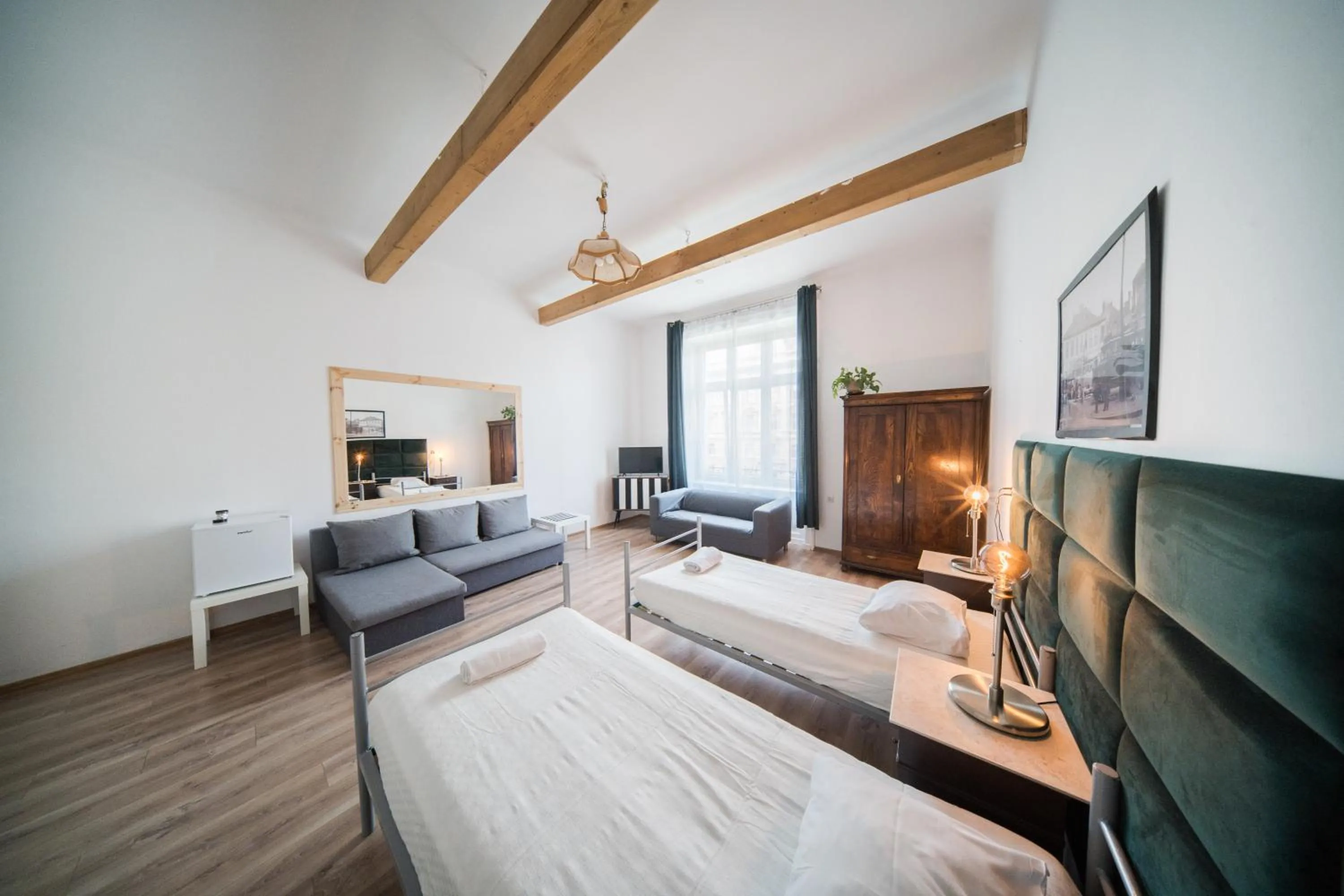 Bed in Roller Aparthotel