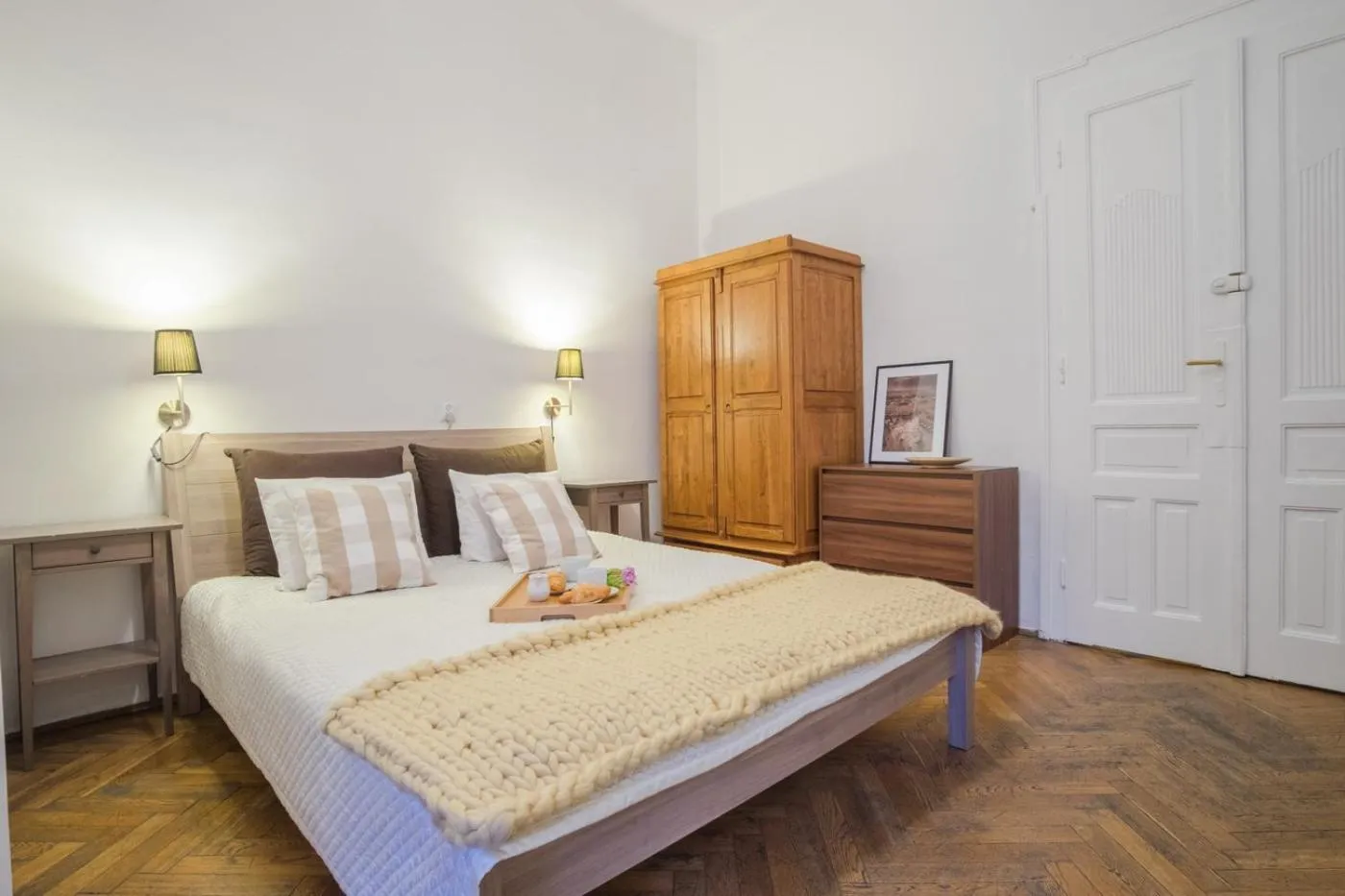 Bed in Roller Aparthotel