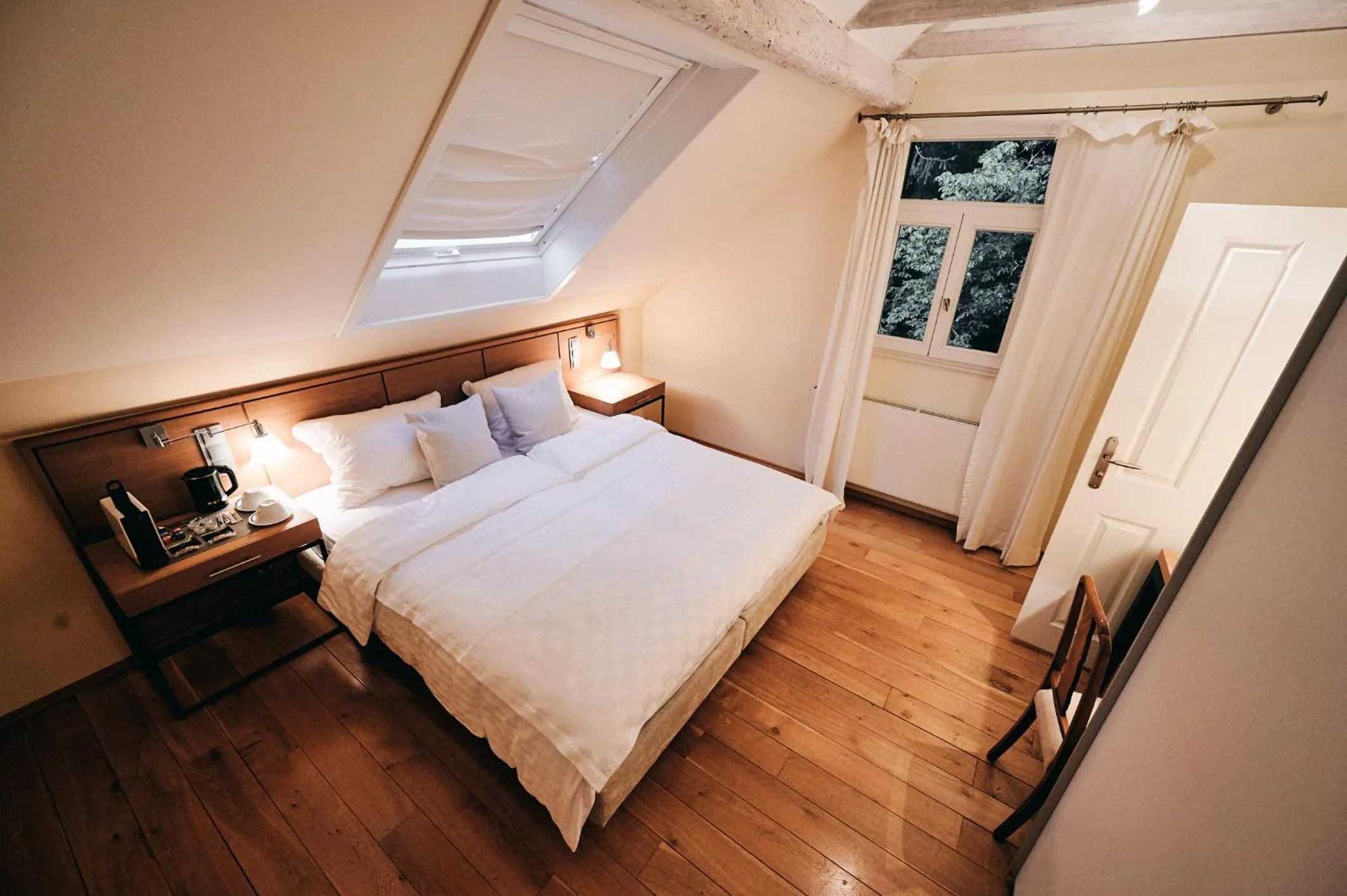 Bed in Villa Waldesruh