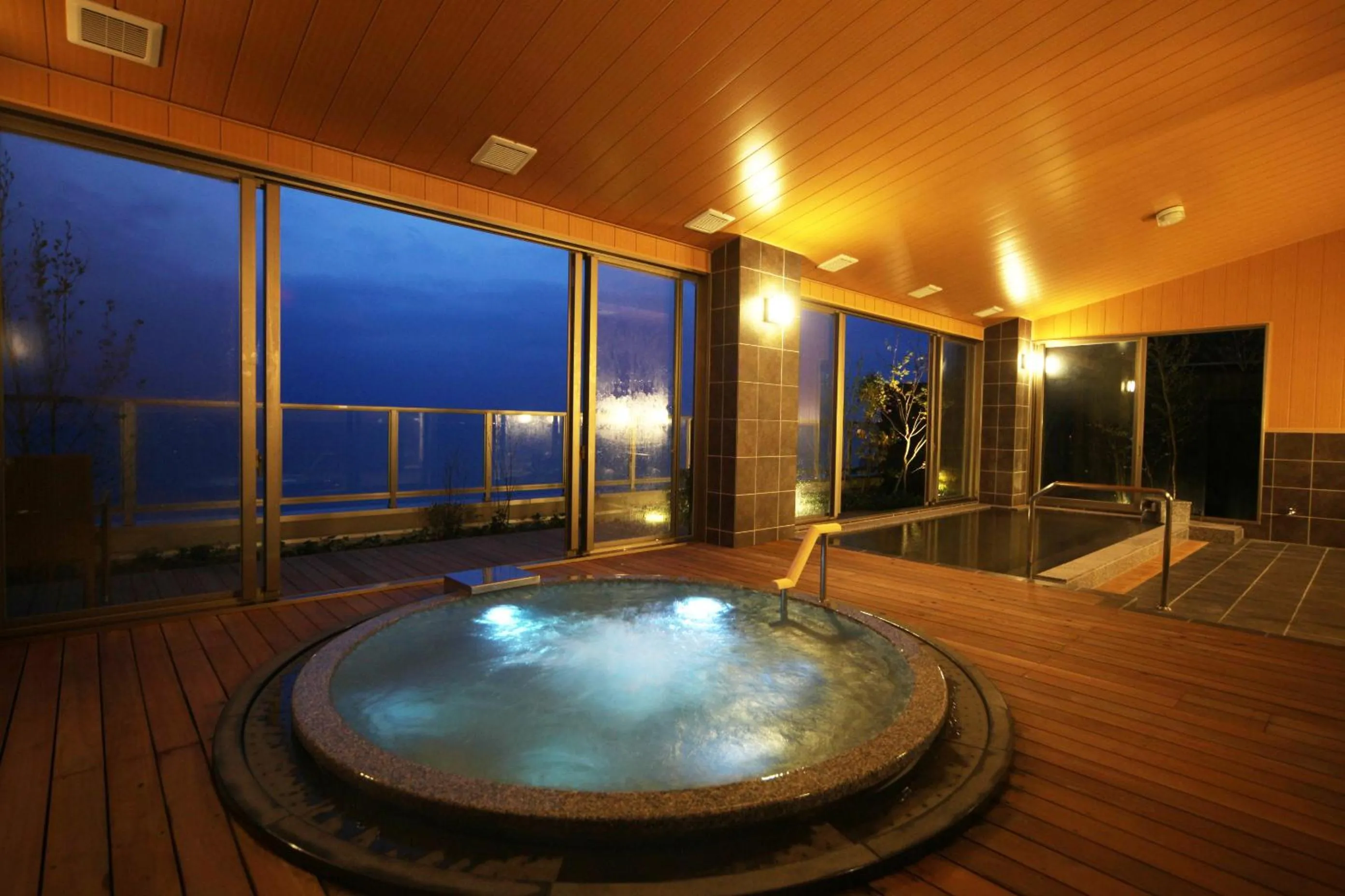 Hot Spring Bath in AMANE resort SEIKAI