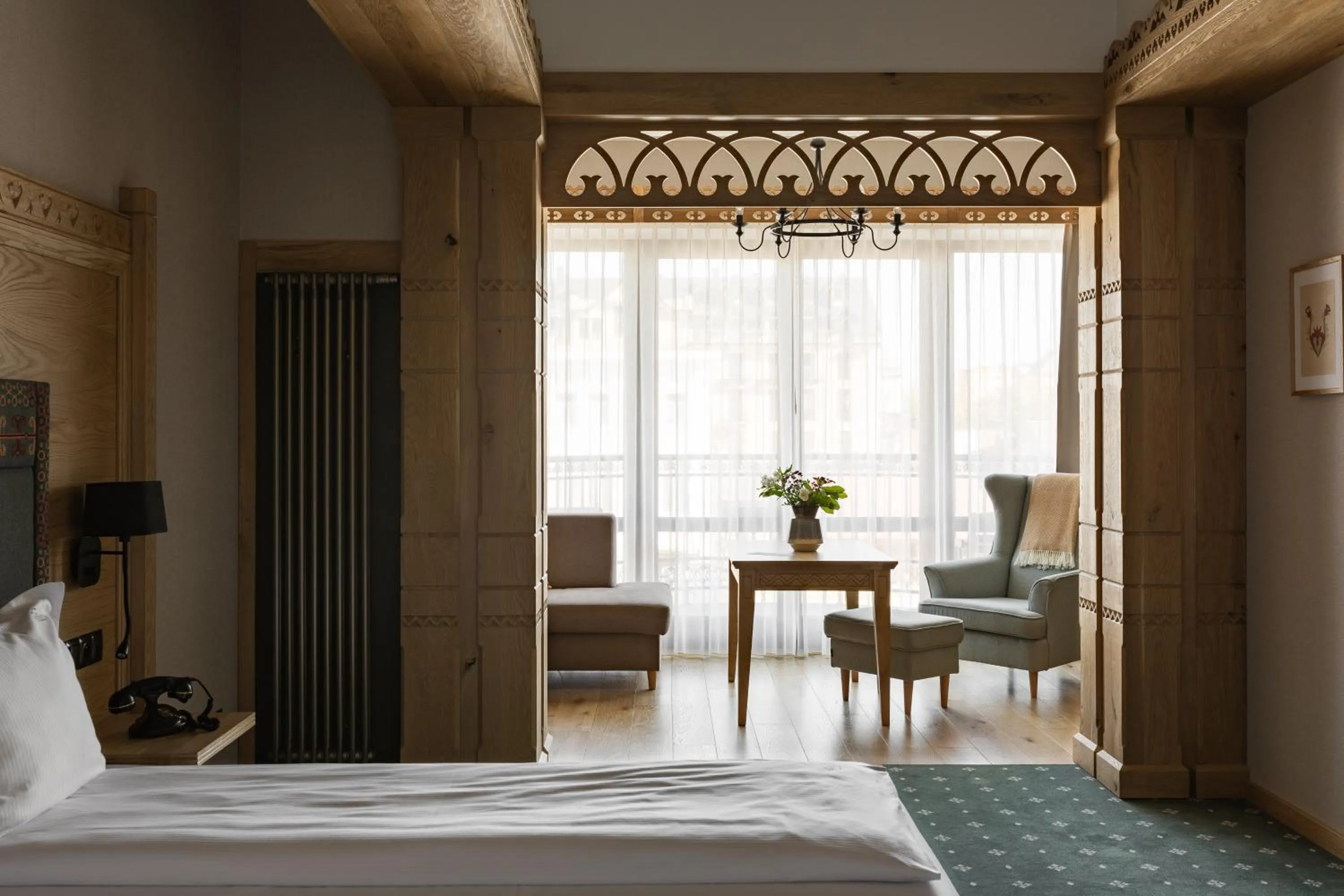 Bed in Aparthotel Cristina